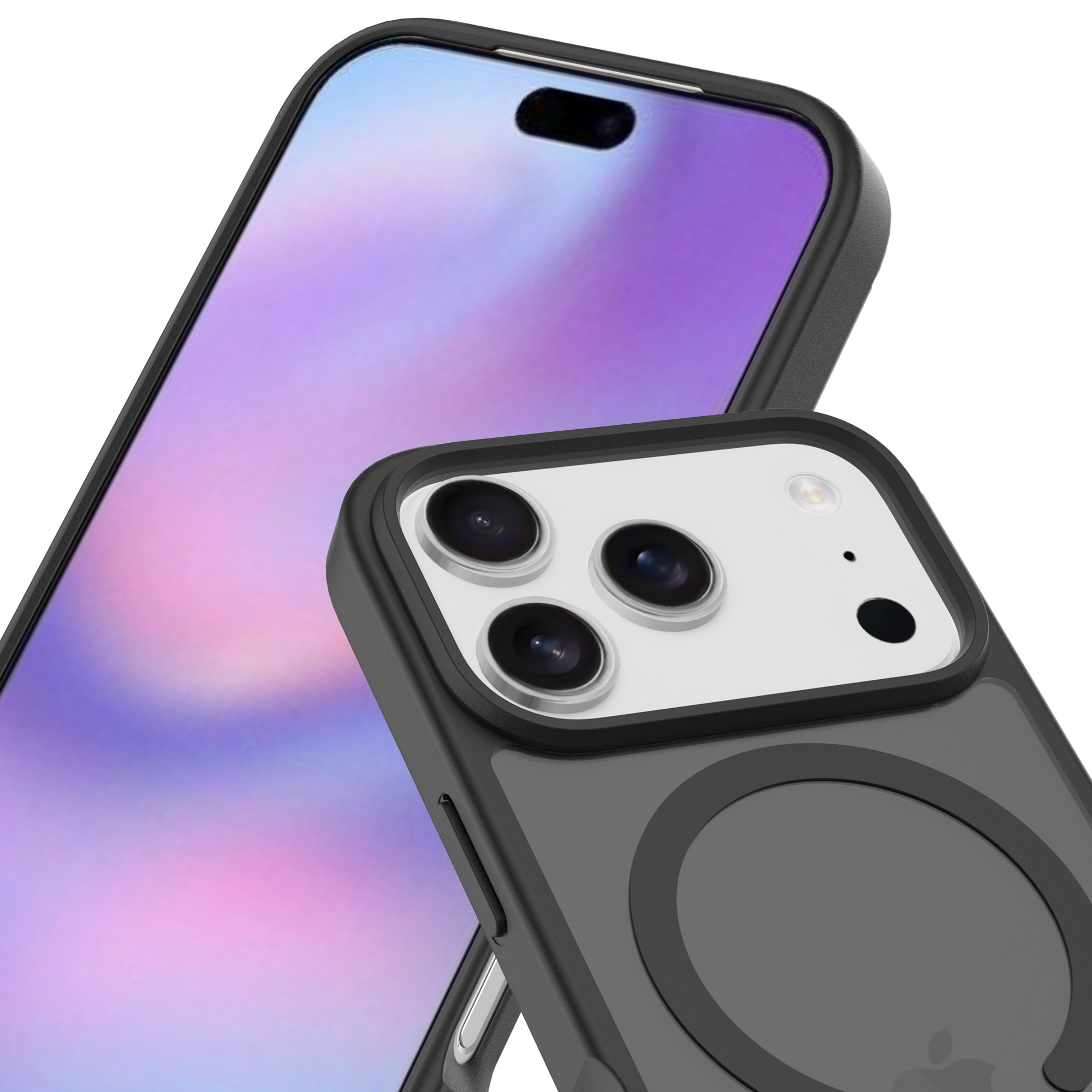 Magnetic Hybrid Kuori iPhone 17 Pro Max Frosted Black