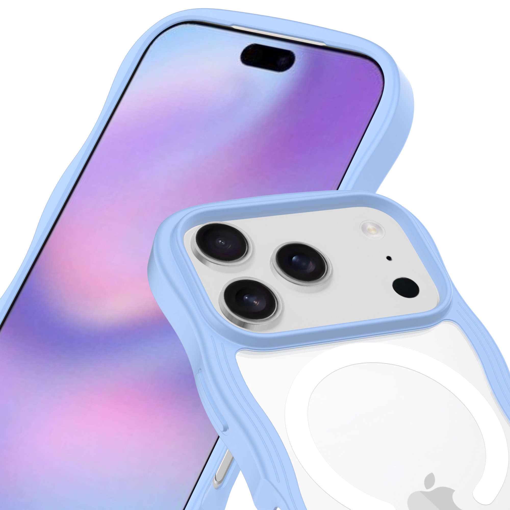 The Wave Mag Case iPhone 17 Pro Vaaleanpunainen
