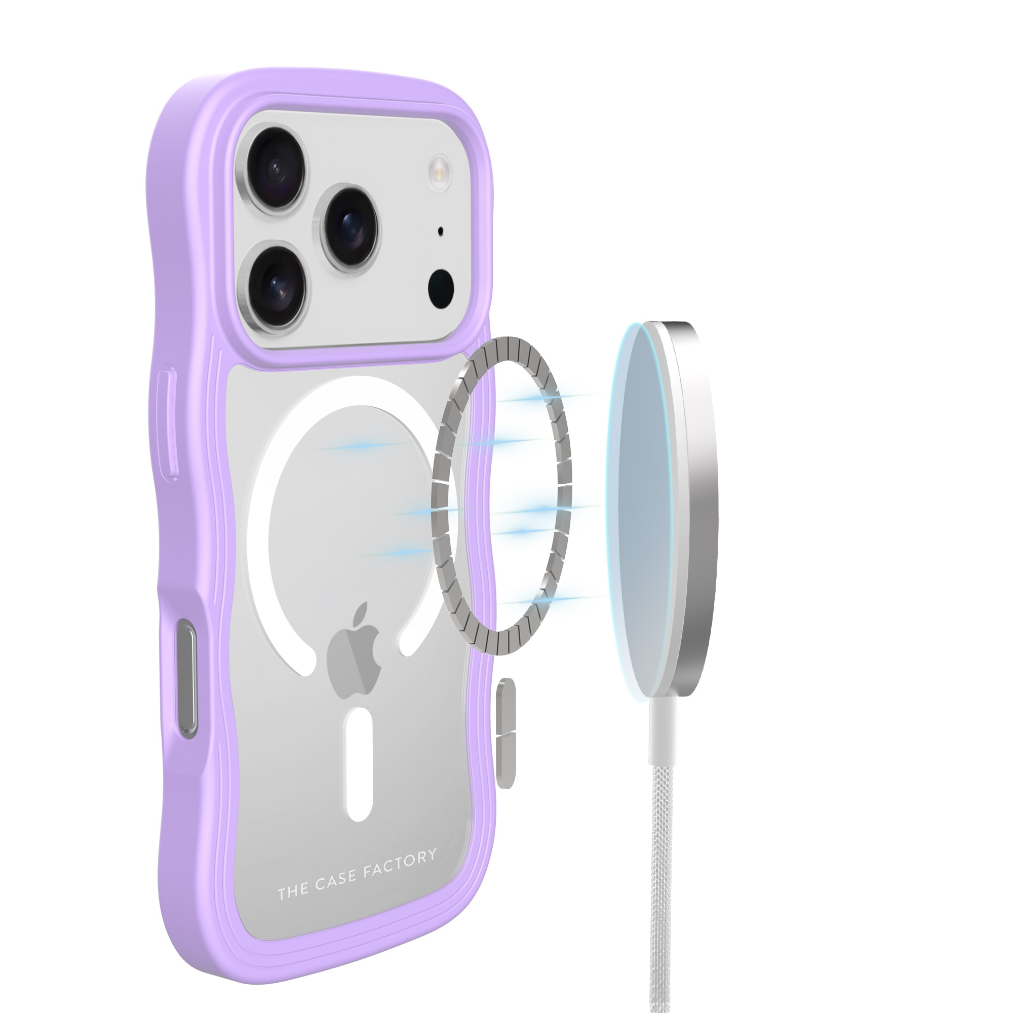 The Wave Mag Case iPhone 17 Pro Liila