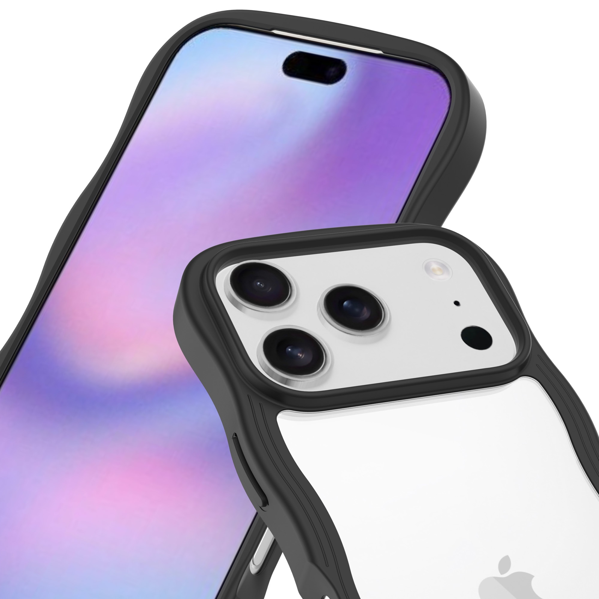 The Wave Case iPhone 17 Pro Musta