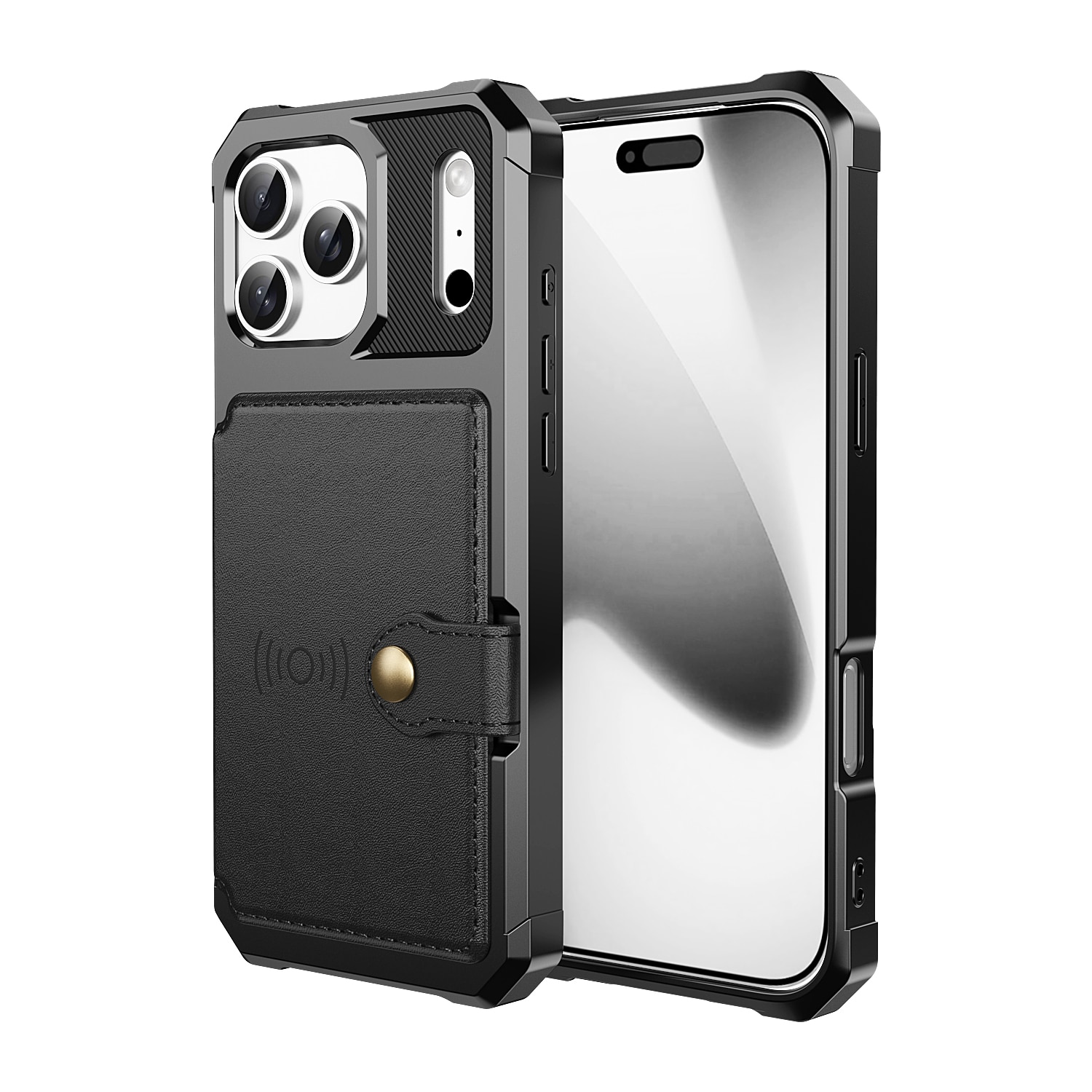 Tough Multi-slot Case iPhone 17 Pro Max Musta