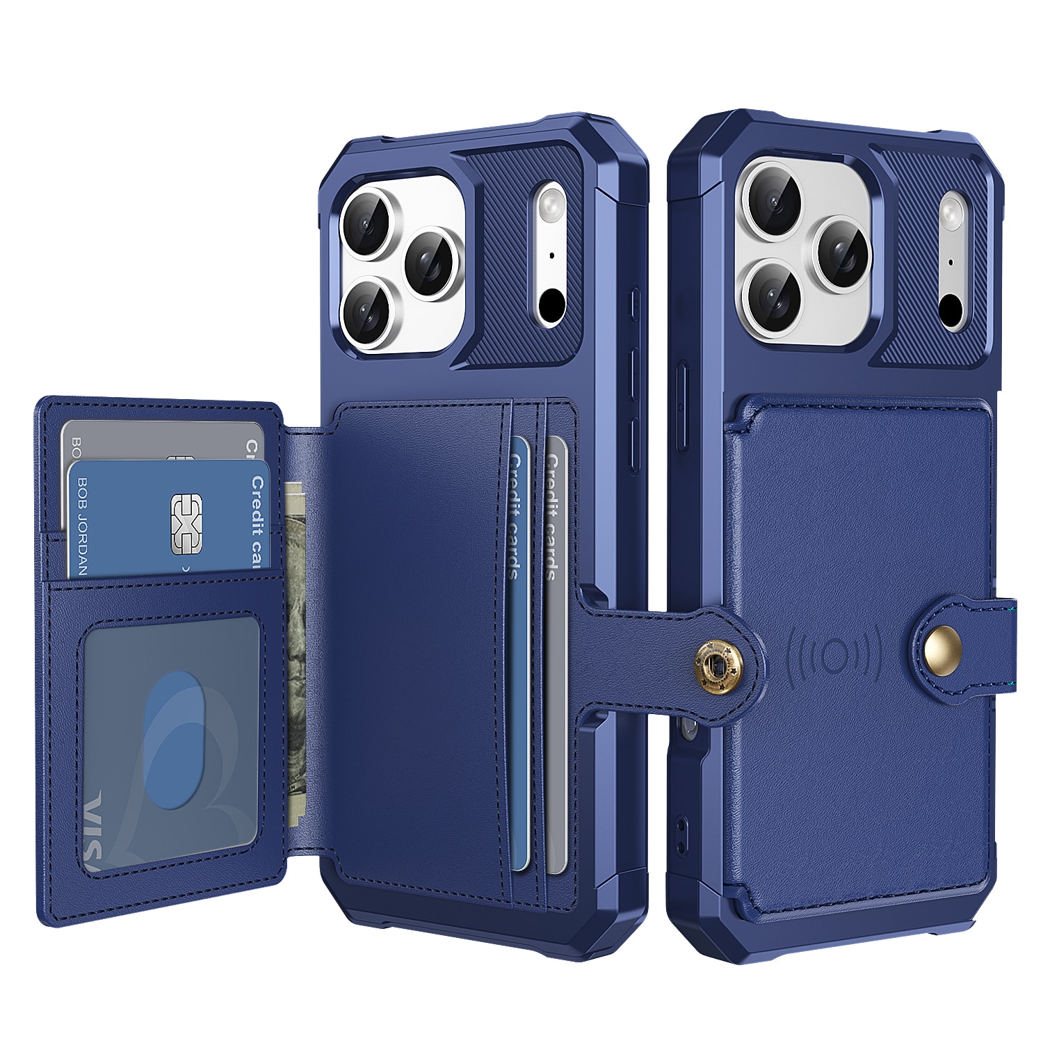 Tough Multi-slot Case iPhone 17 Pro Max Sininen