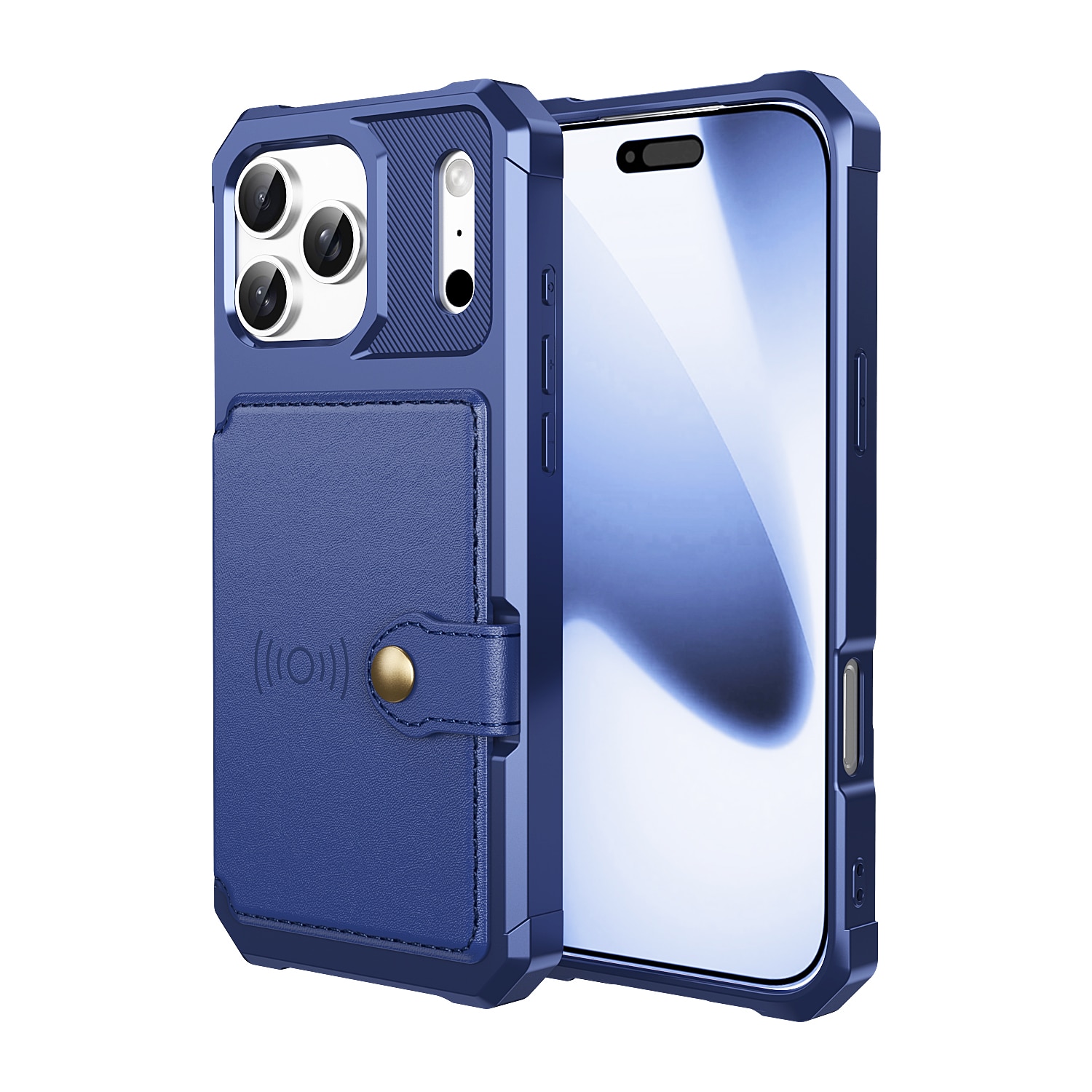 Tough Multi-slot Case iPhone 17 Pro Max Sininen