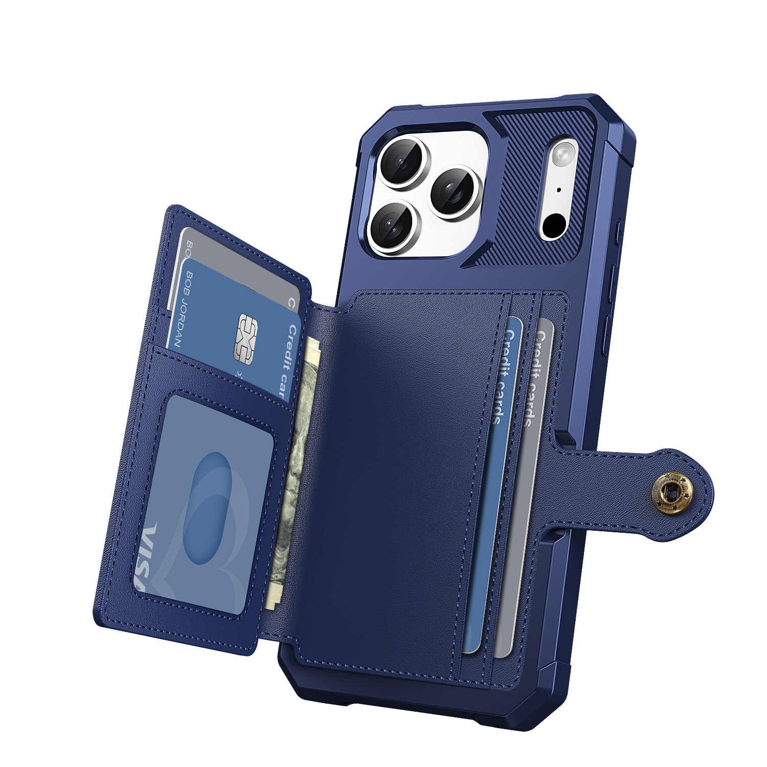 Tough Multi-slot Case iPhone 17 Pro Max Sininen