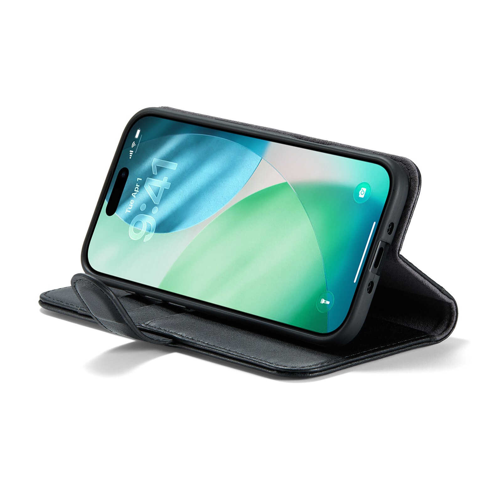 Aito Nahkakotelo iPhone 17 Air Musta