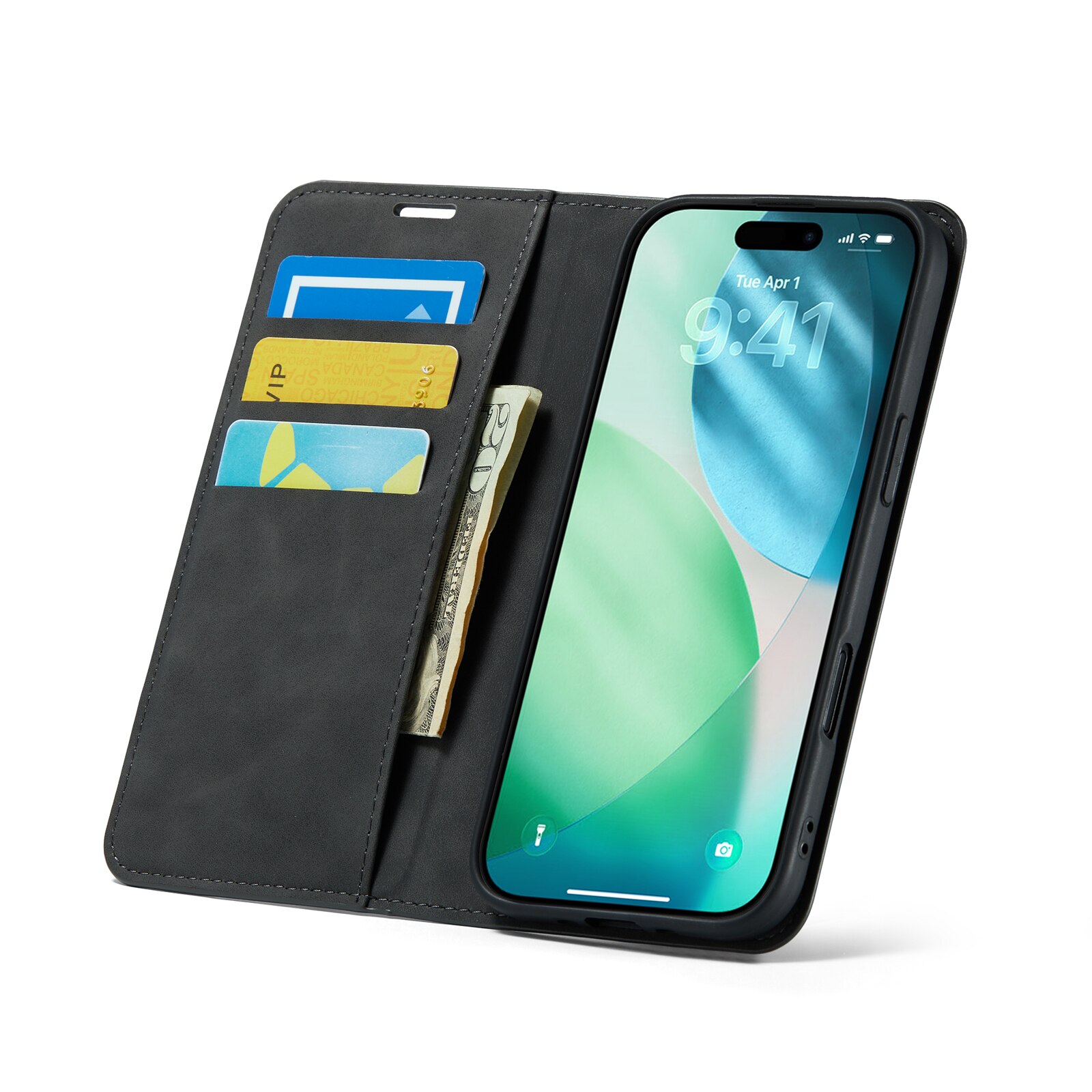 iPhone Air Slim Mobilfodral Musta