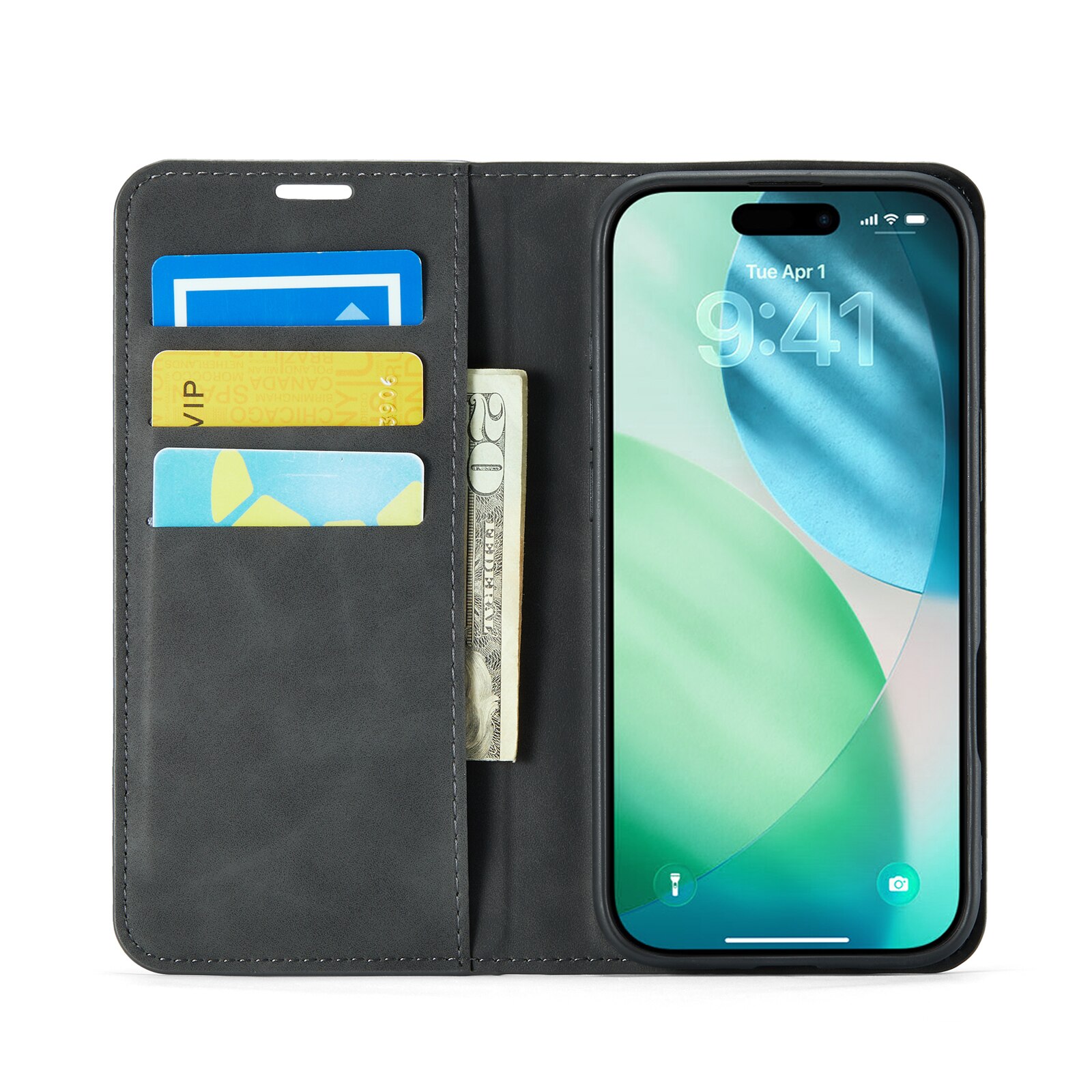 iPhone Air Slim Mobilfodral Musta