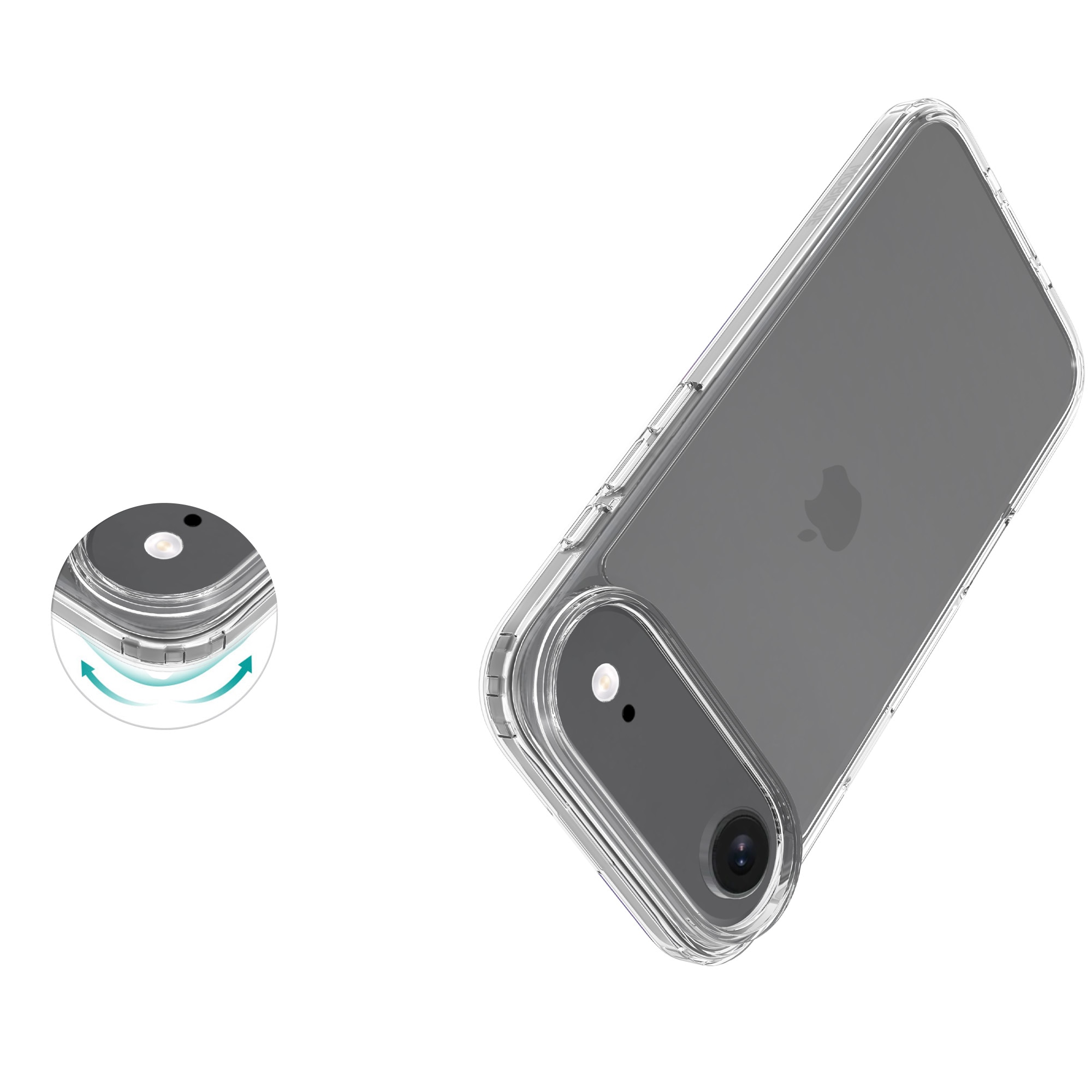 Hybridikuori iPhone 17 Air Kirkas