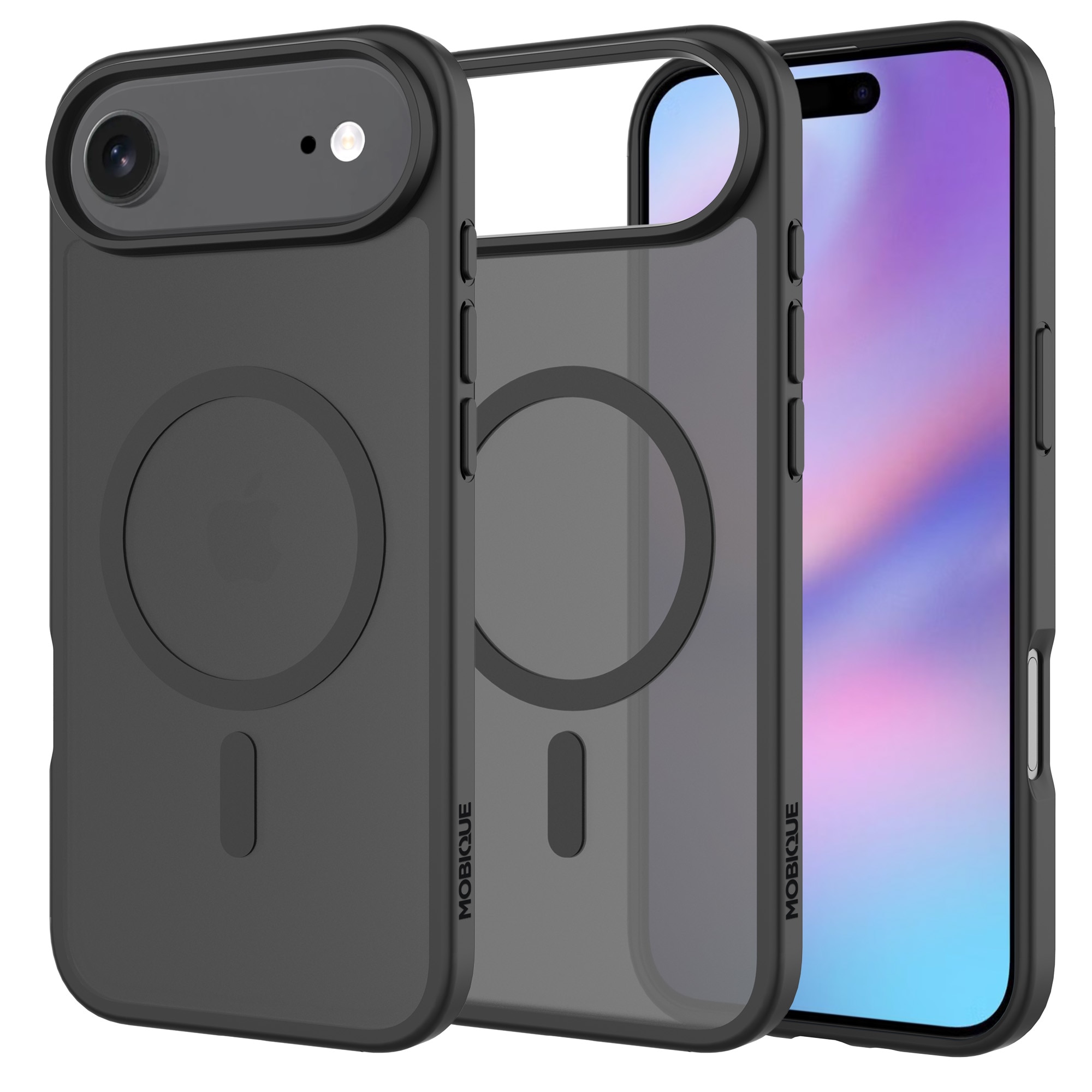 Magnetic Hybrid Kuori iPhone 17 Air Frosted Black