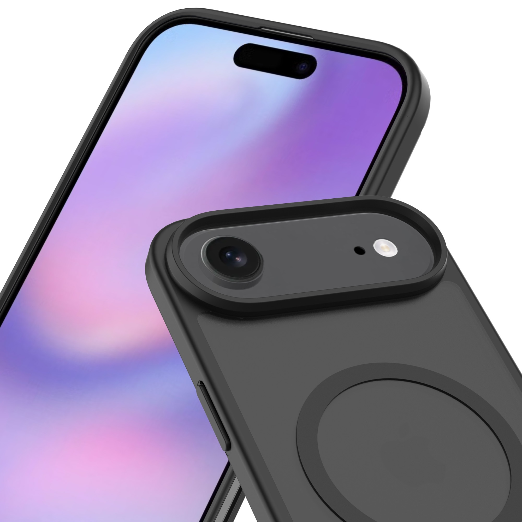 Magnetic Hybrid Kuori iPhone 17 Air Frosted Black