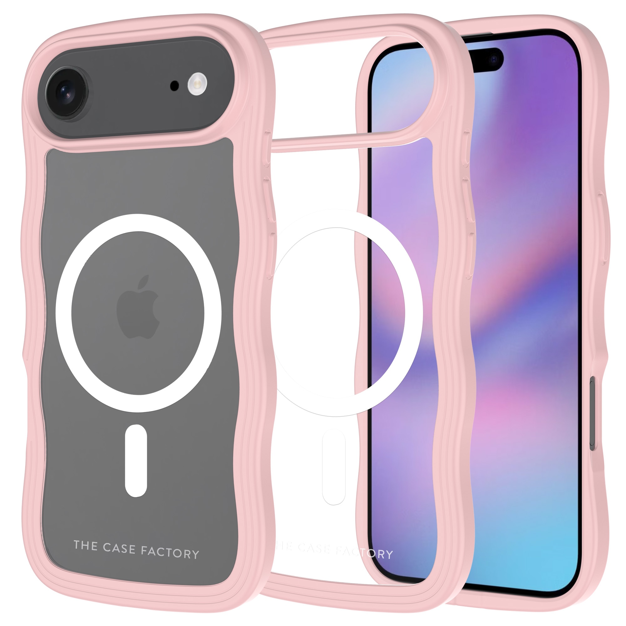 The Wave Mag Case iPhone Air Vaaleanpunainen