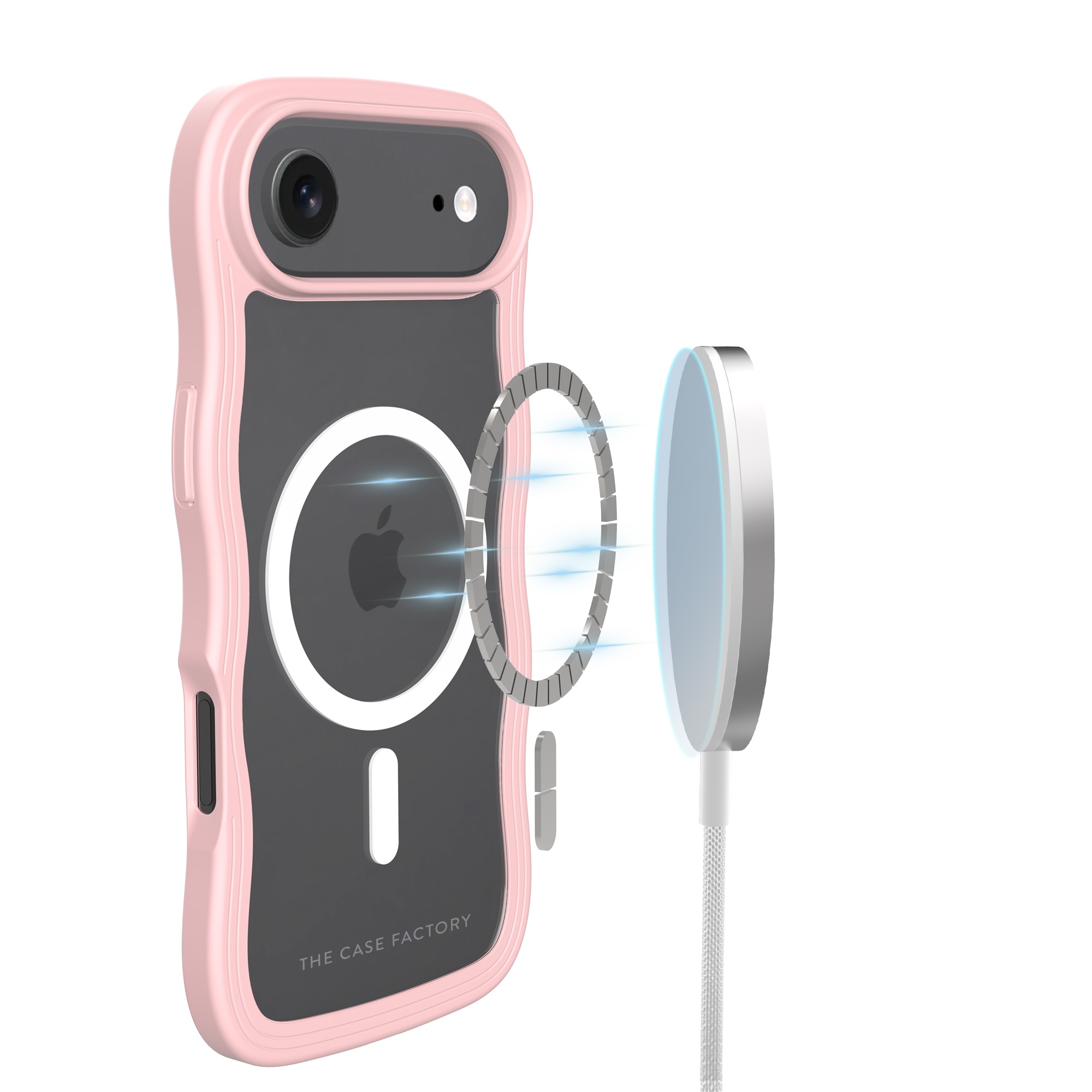 The Wave Mag Case iPhone Air Vaaleanpunainen