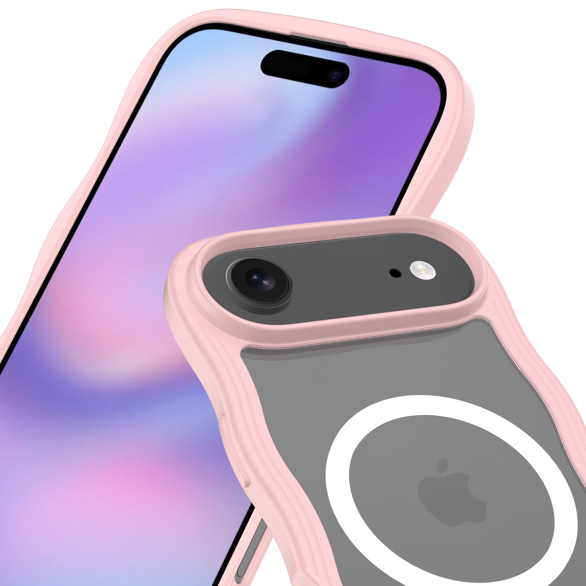 The Wave Mag Case iPhone Air Vaaleanpunainen