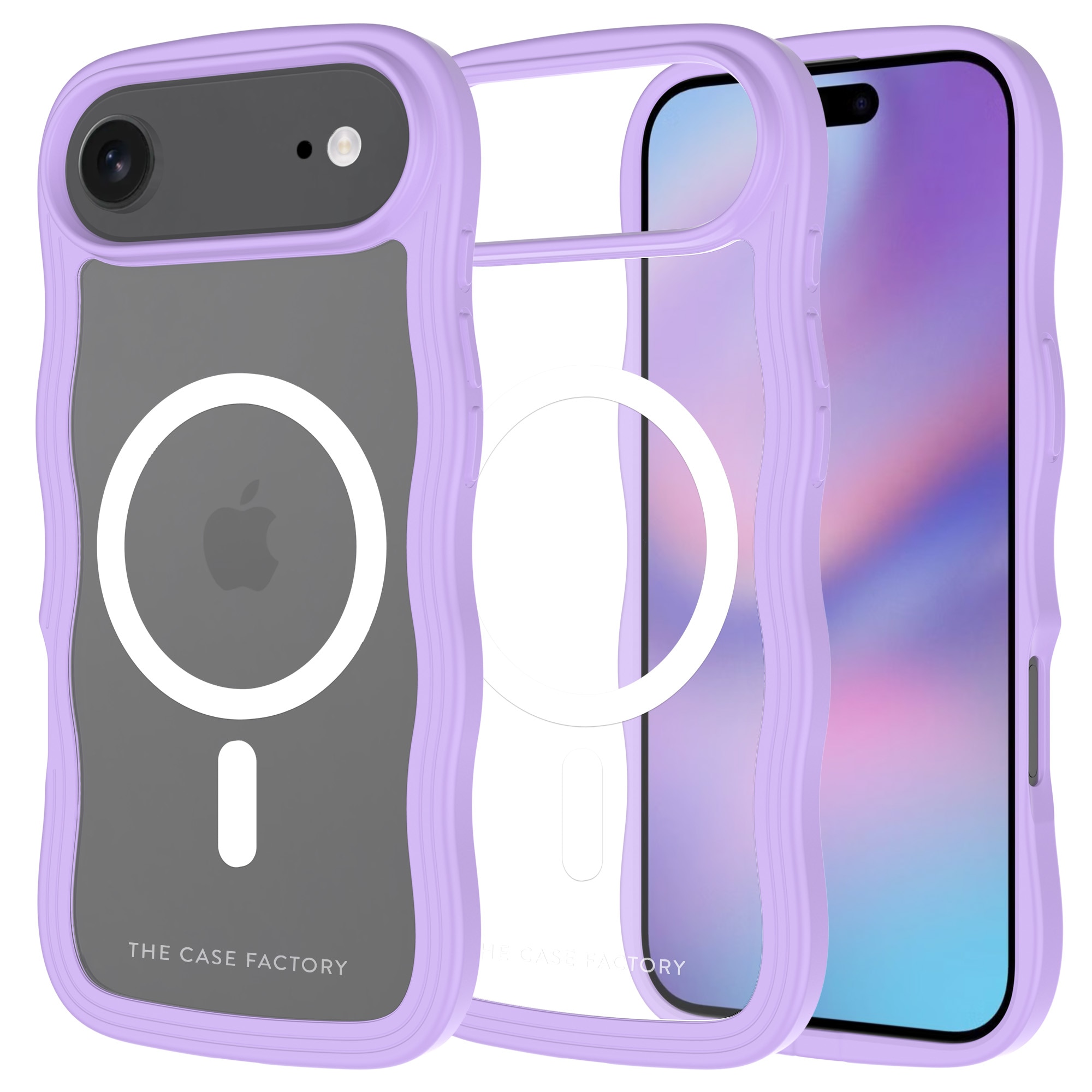 The Wave Mag Case iPhone Air Liila