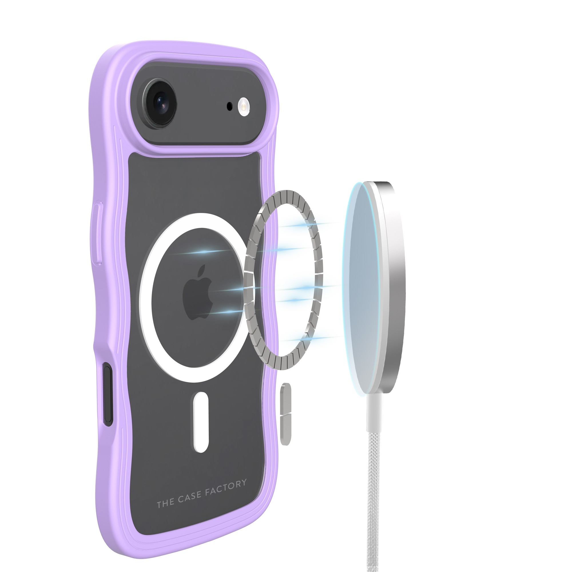 The Wave Mag Case iPhone Air Liila