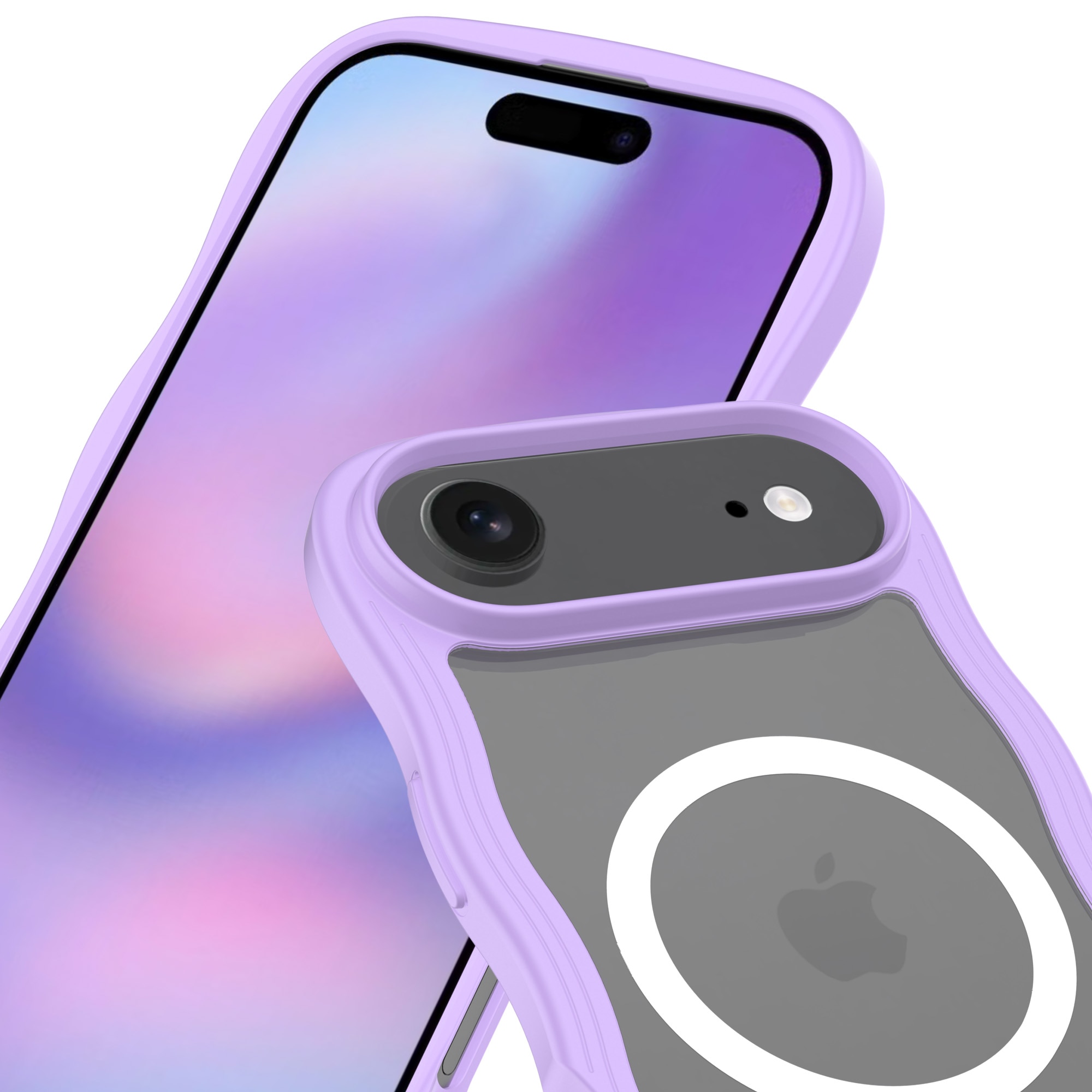 The Wave Mag Case iPhone Air Liila