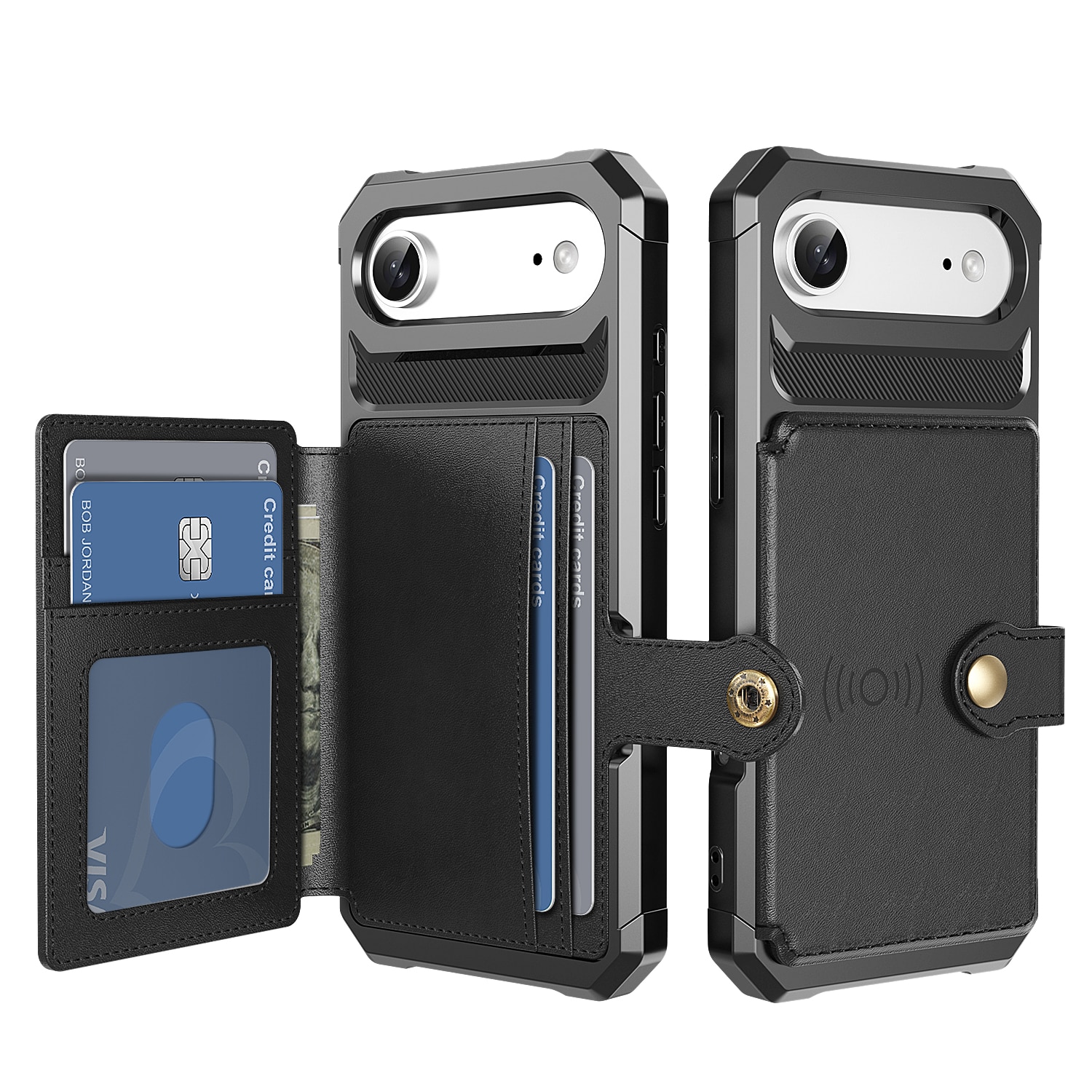 Tough Multi-slot Case iPhone Air Musta