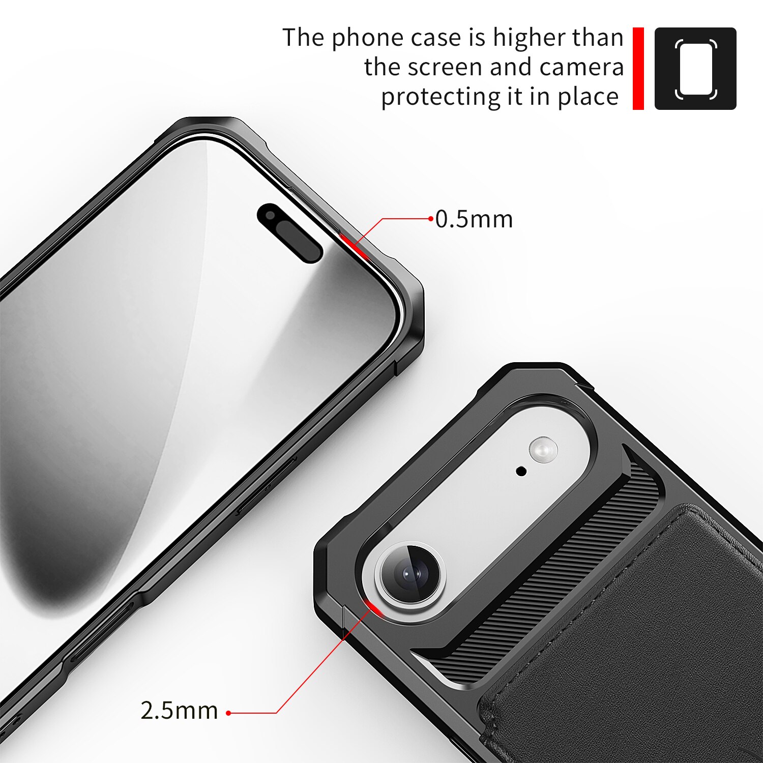 Tough Multi-slot Case iPhone Air Musta
