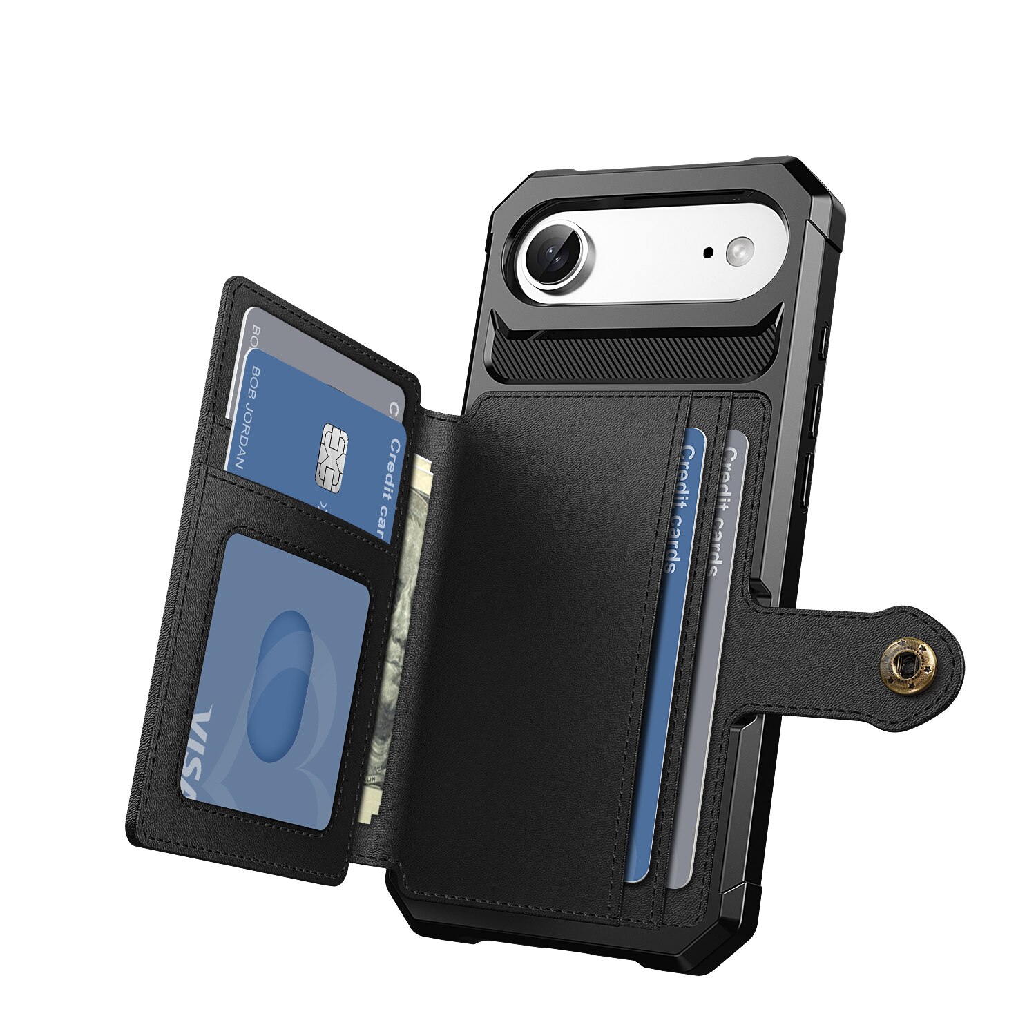 Tough Multi-slot Case iPhone Air Musta