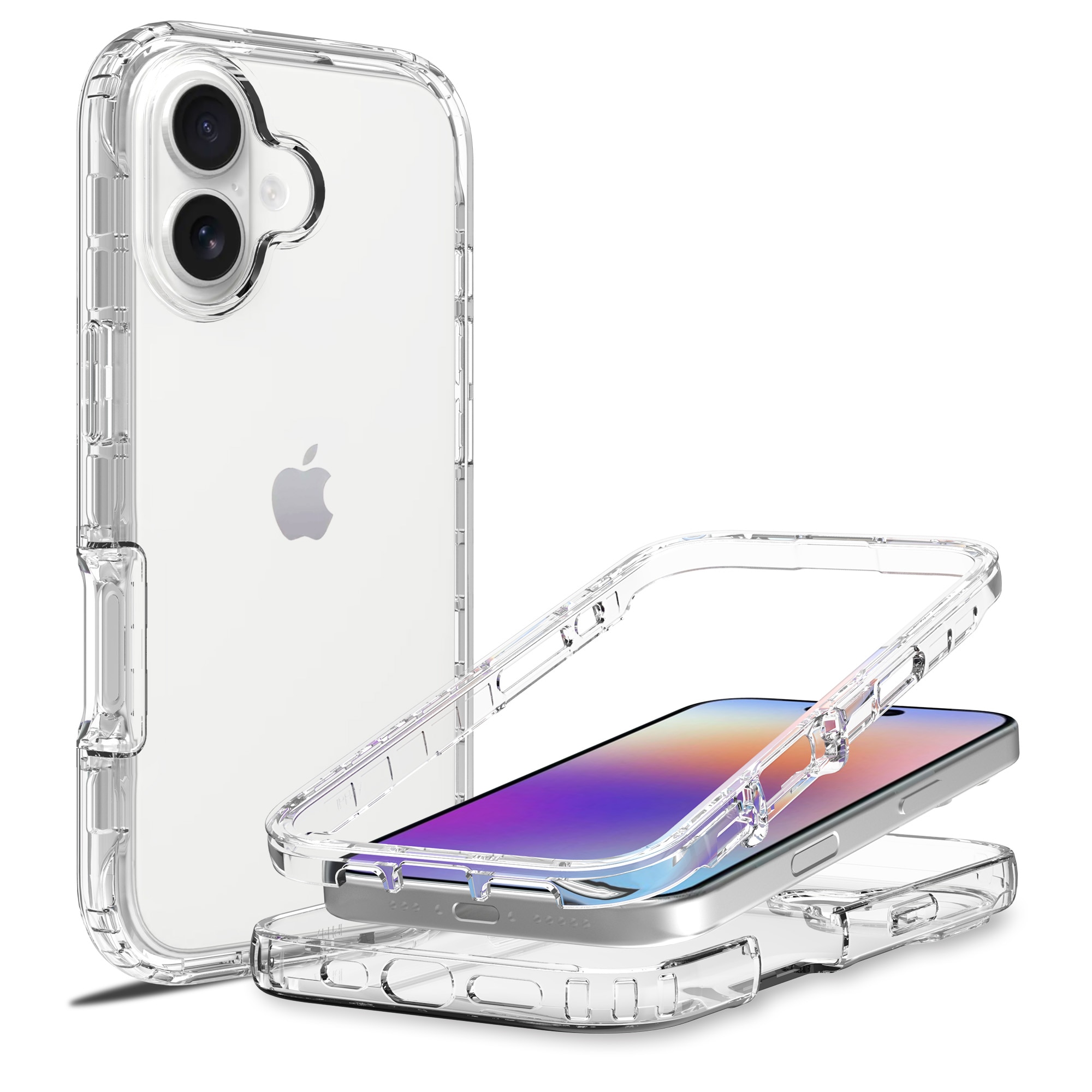 Full Cover Kuori iPhone 17 Kirkas