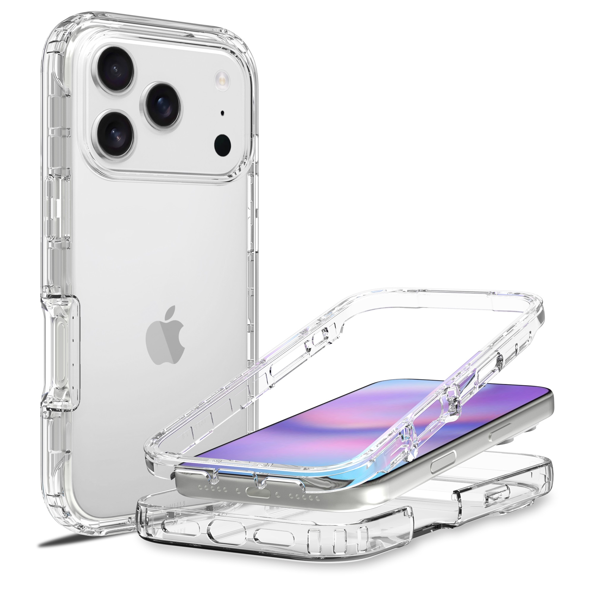 Full Cover Kuori iPhone 17 Pro Kirkas