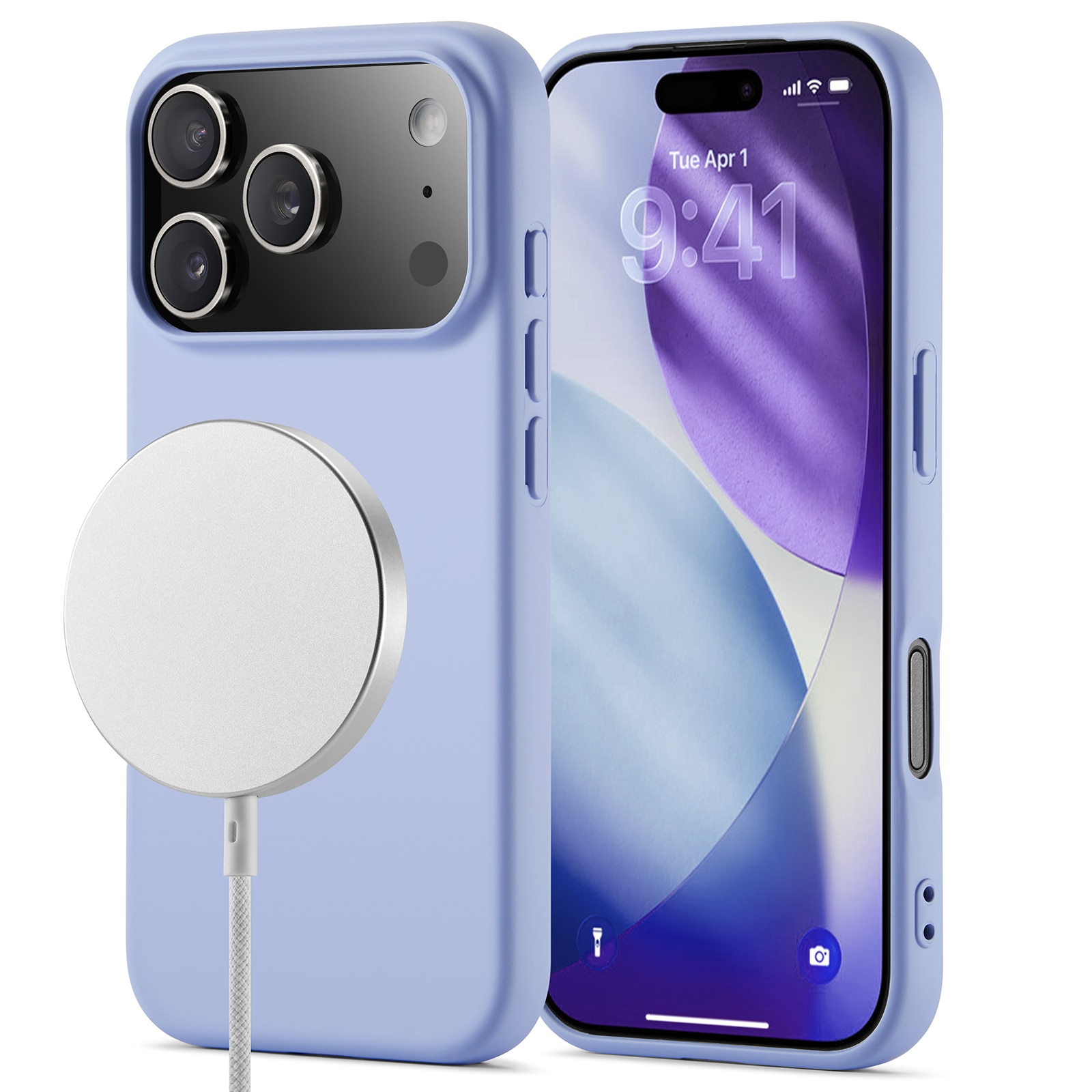 TPU suojakuori MagSafe iPhone 17 Pro Max Liila
