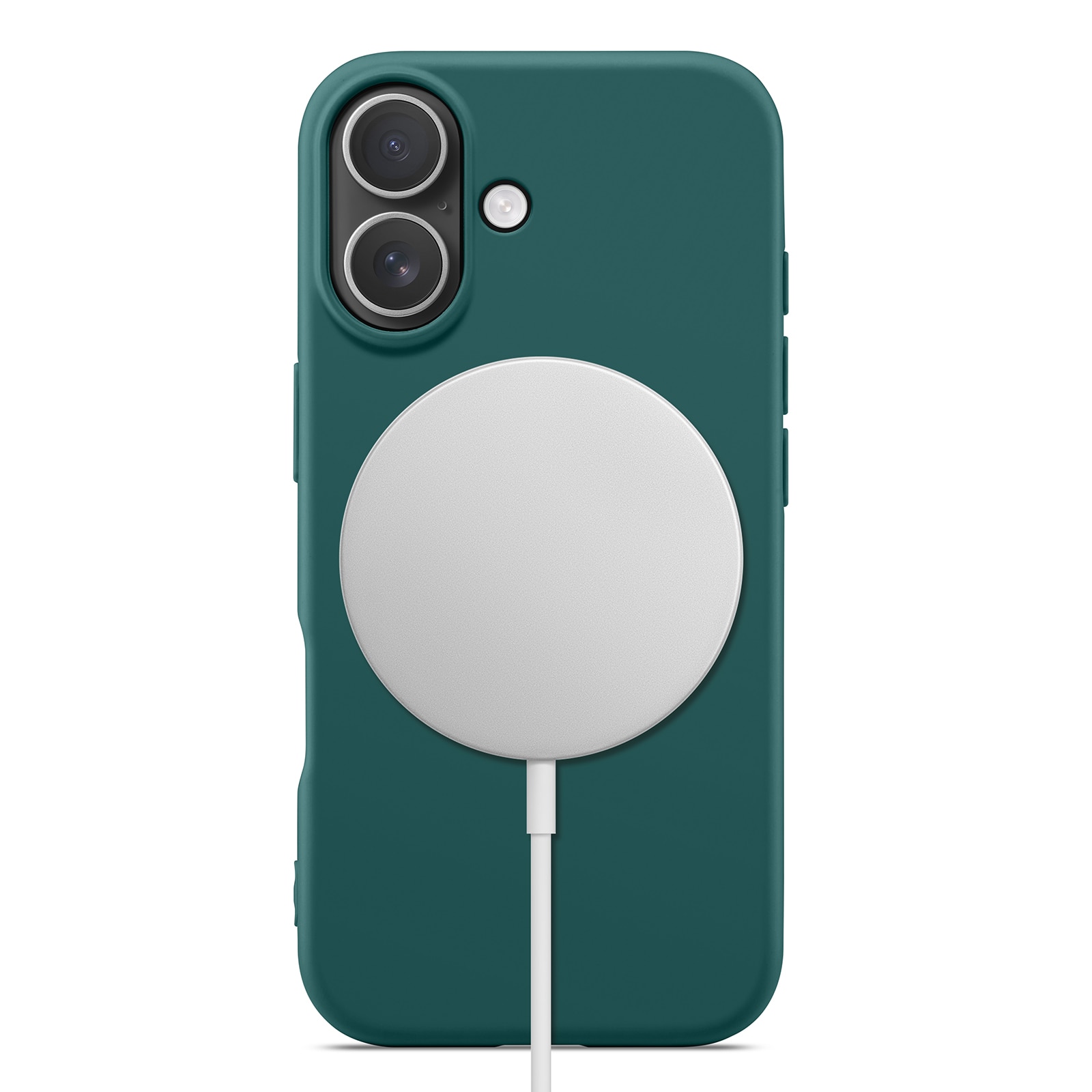 TPU suojakuori MagSafe iPhone 17 Tummanvihreä