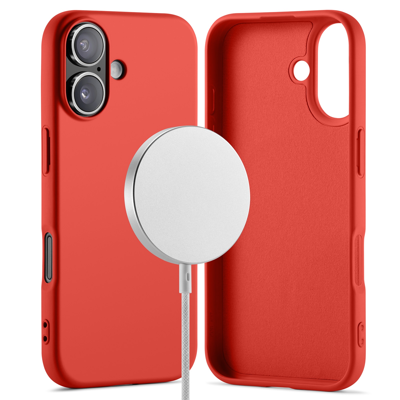 TPU suojakuori MagSafe iPhone 17 Punainen