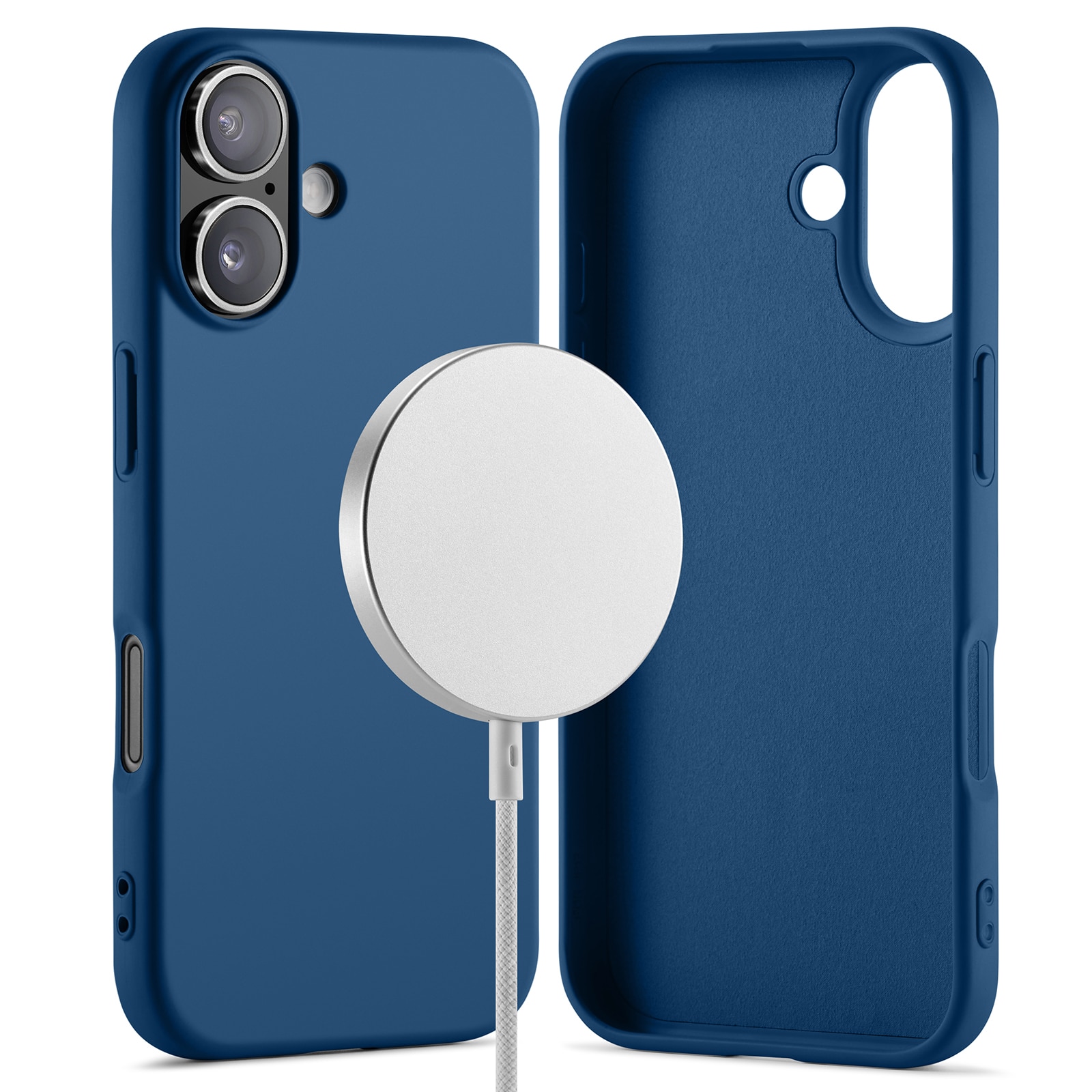 TPU suojakuori MagSafe iPhone 17 Vaaleansininen