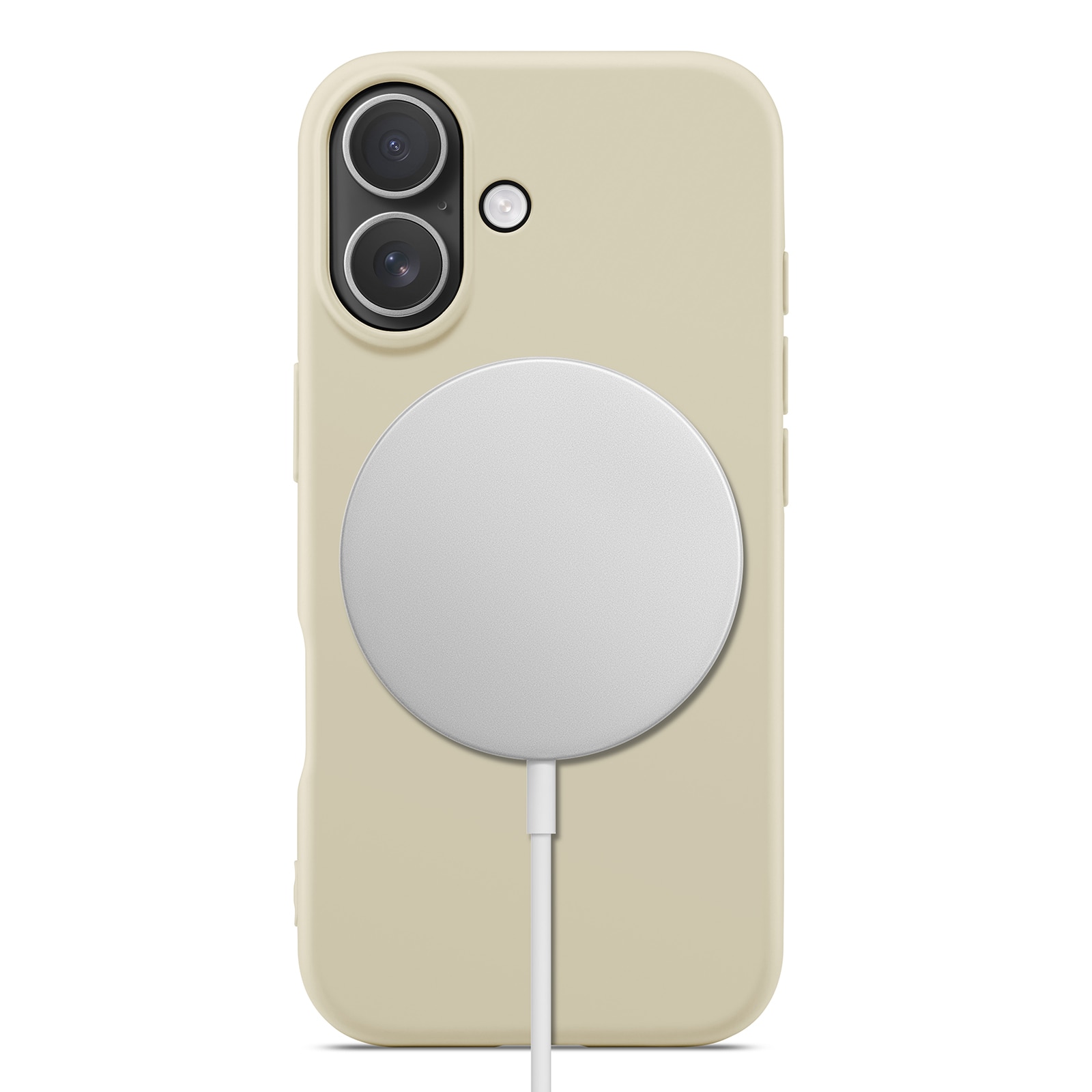 TPU suojakuori MagSafe iPhone 17 Beige