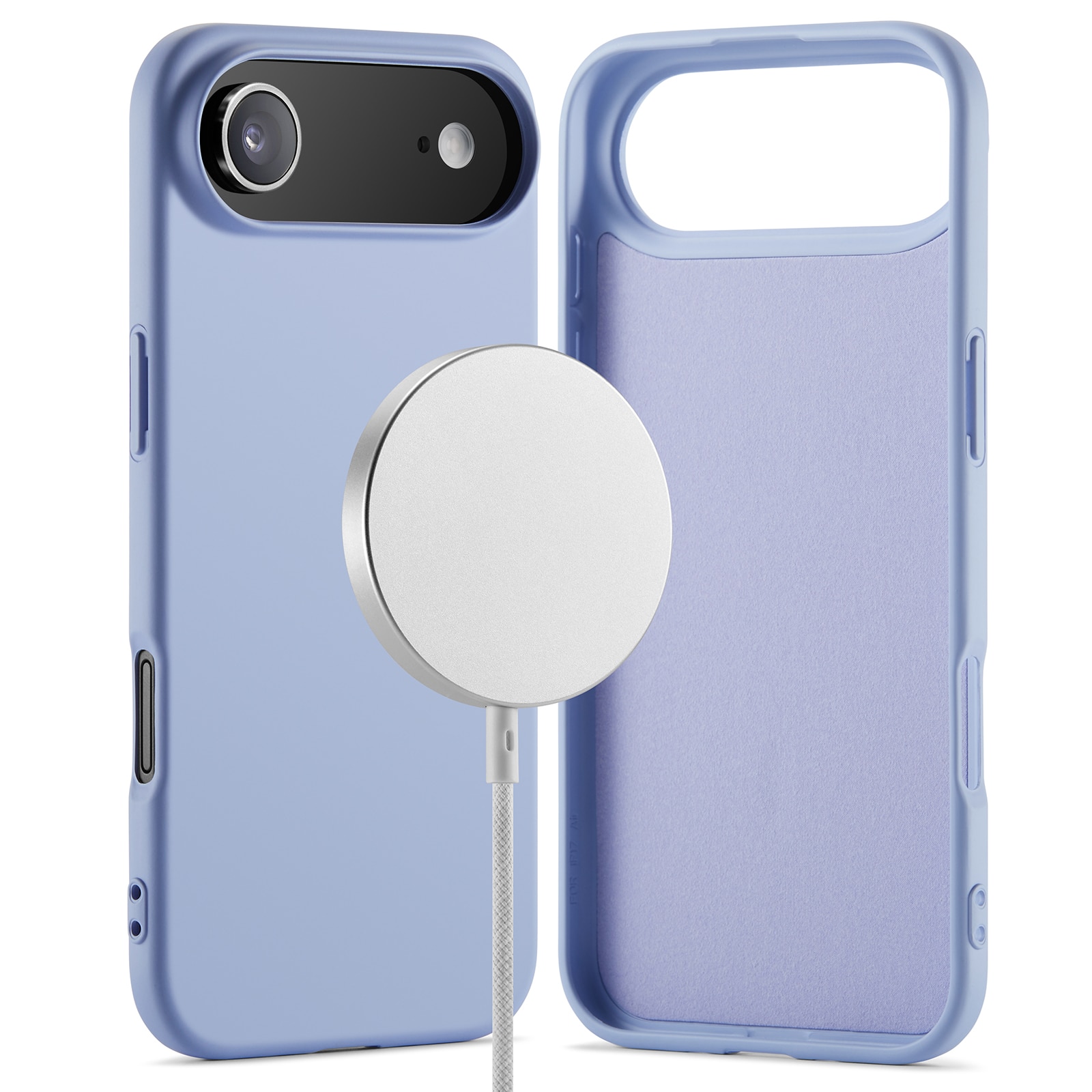 TPU suojakuori MagSafe iPhone 17 Air Liila
