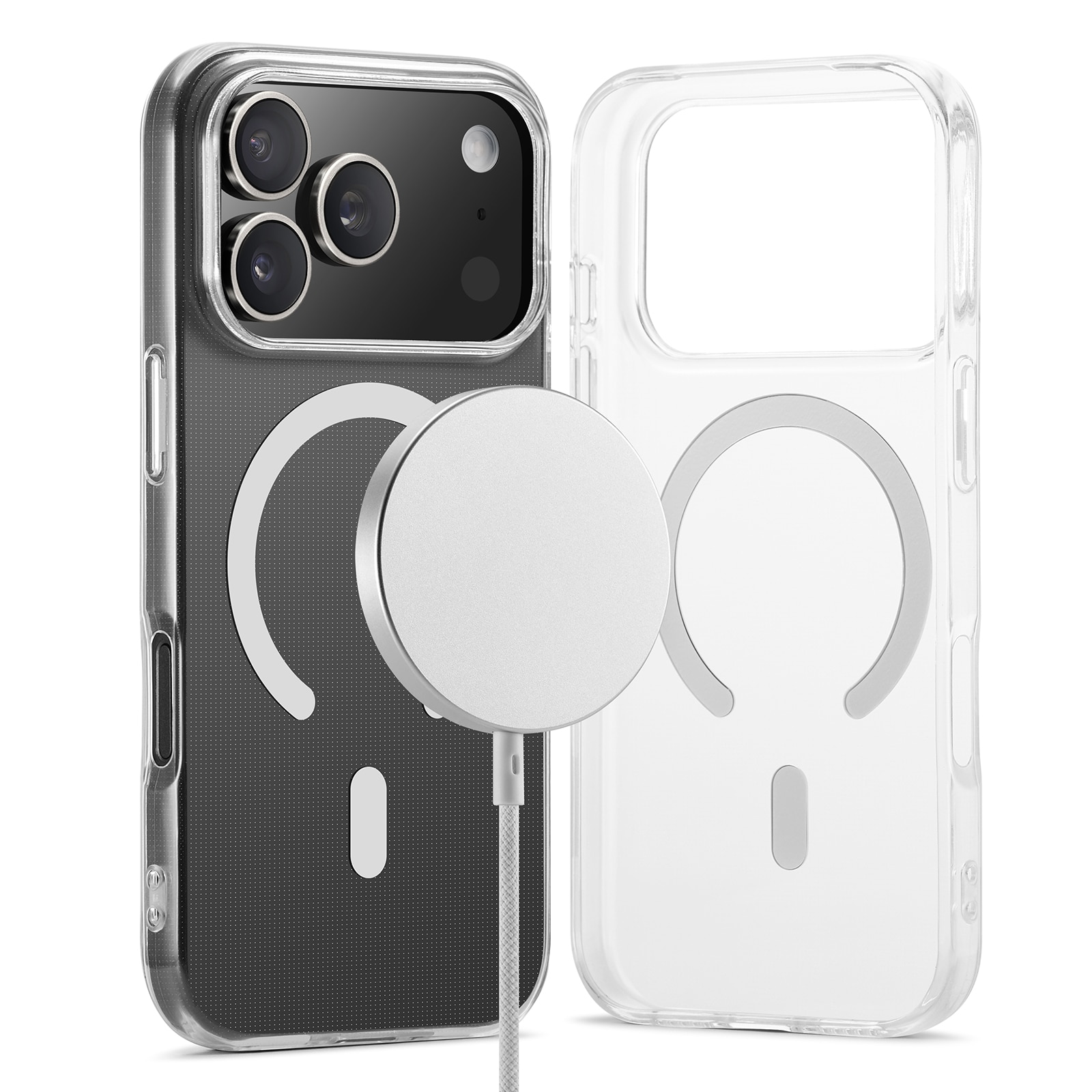 TPU Kuori MagSafe iPhone 17 Pro Kirkas