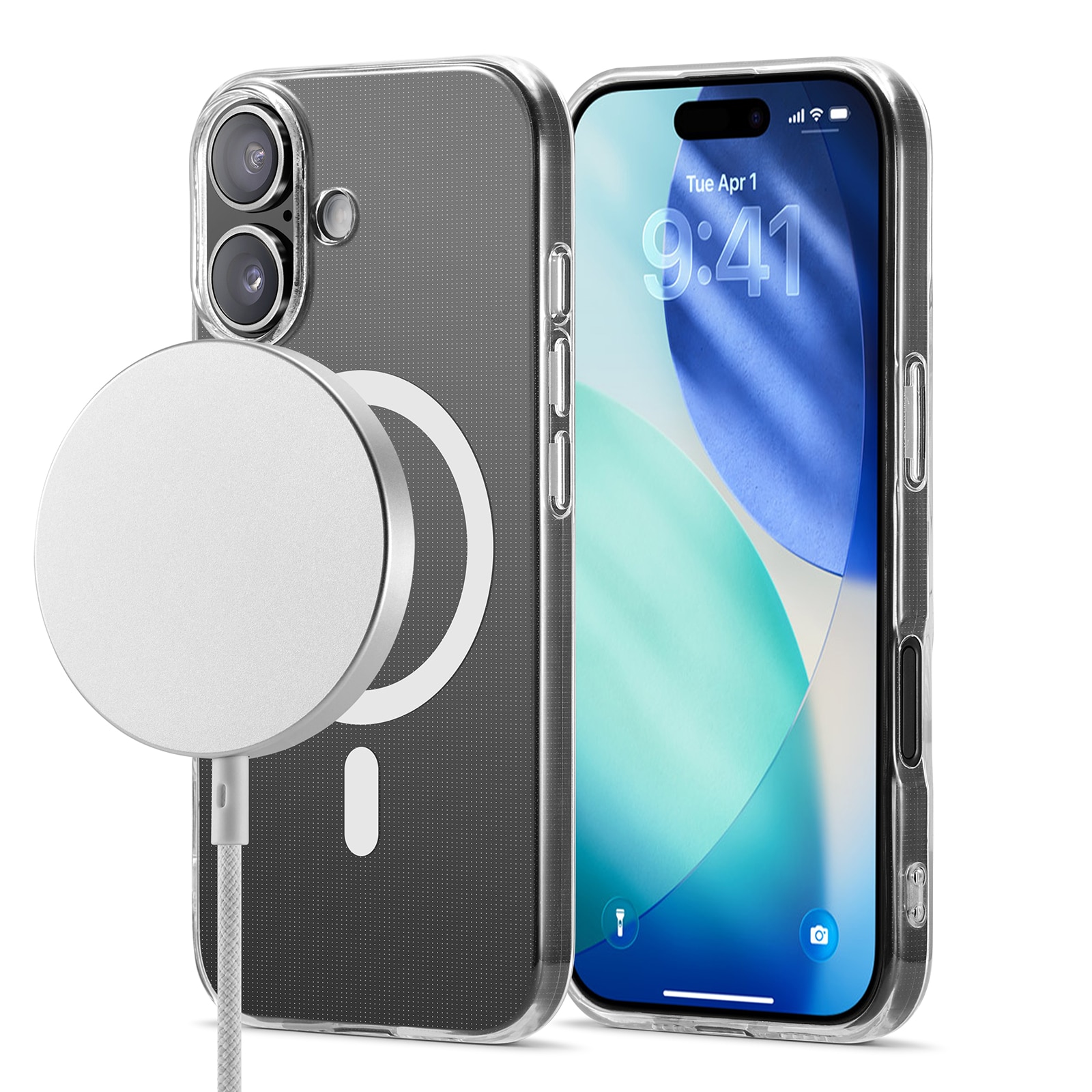 TPU Kuori MagSafe iPhone 17 Kirkas