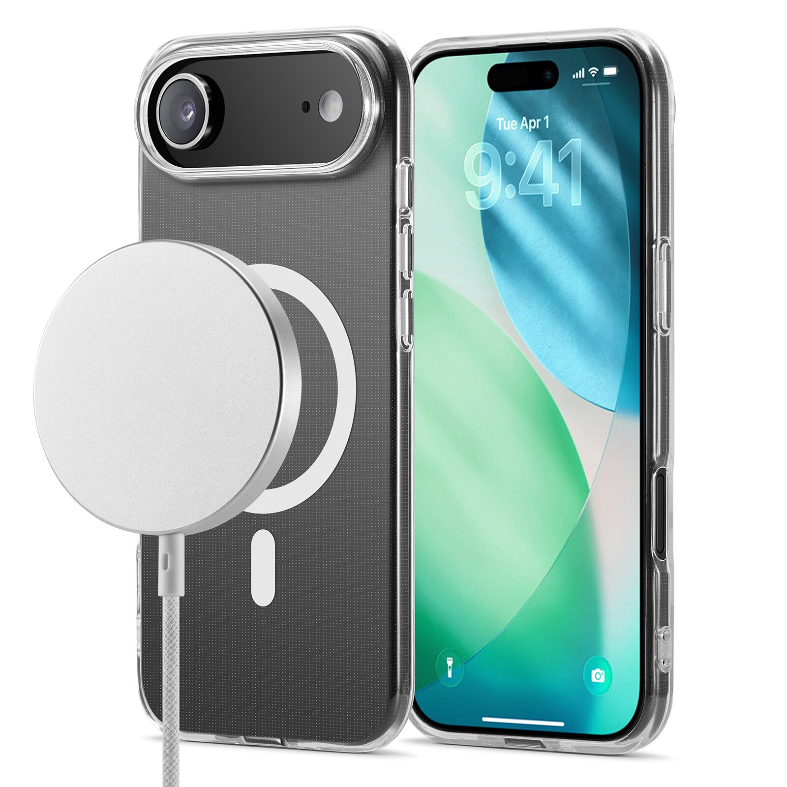 TPU Kuori MagSafe iPhone 17 Air Kirkas