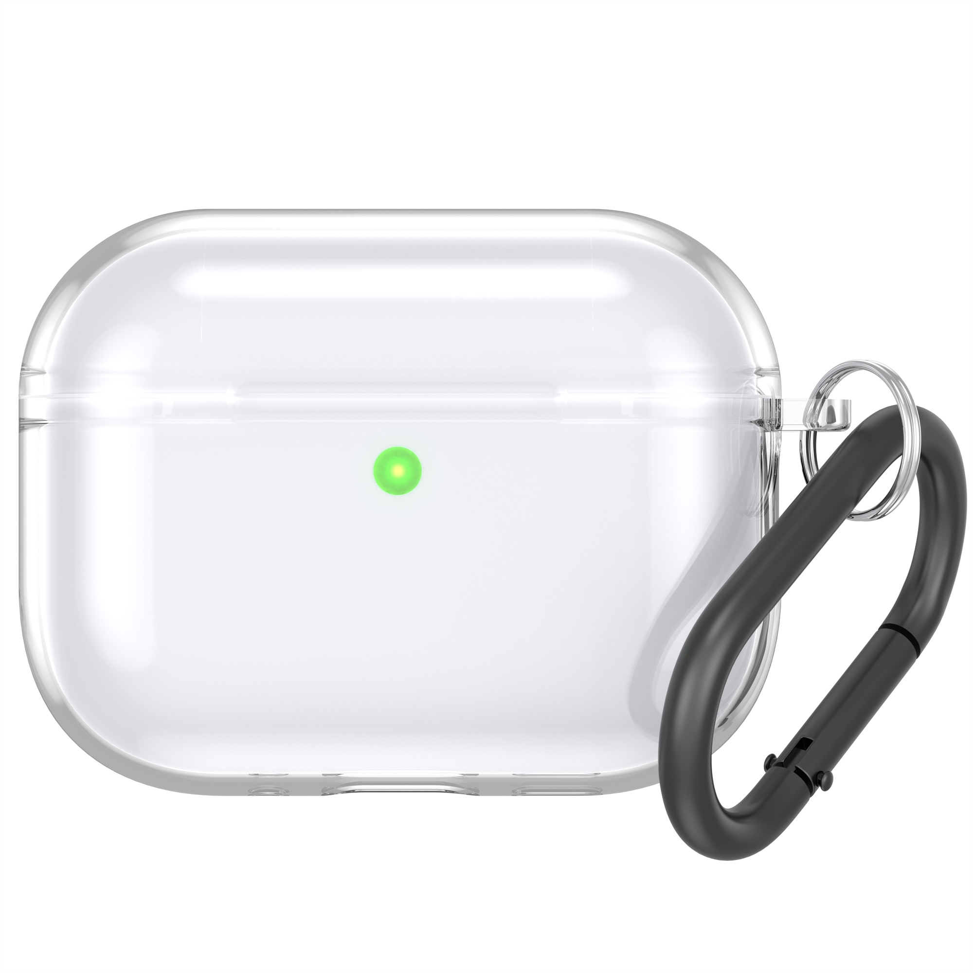 Apple AirPods Pro 3 Kuori TPU karbiinhaalla kirkas