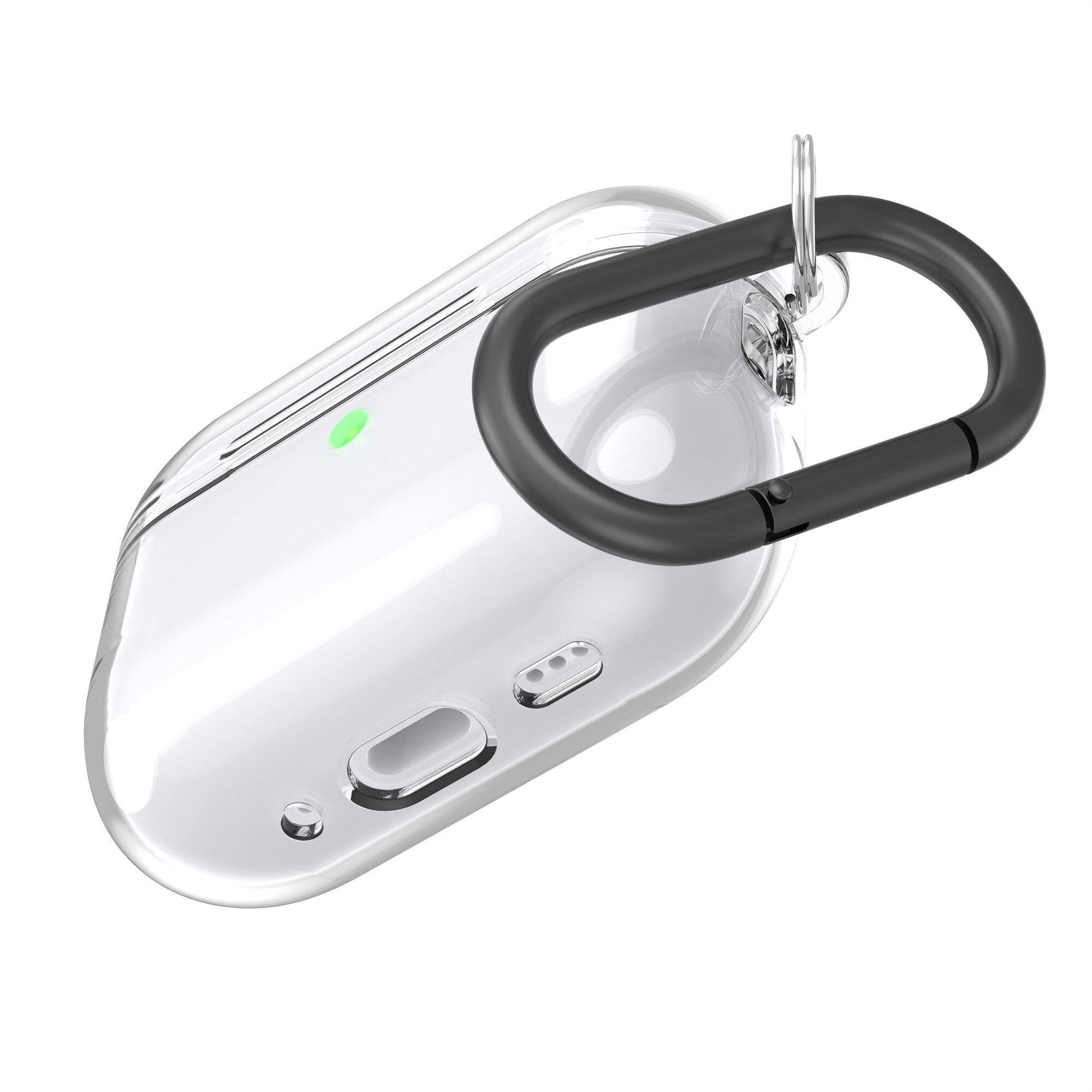 Apple AirPods Pro 3 Kuori TPU karbiinhaalla kirkas