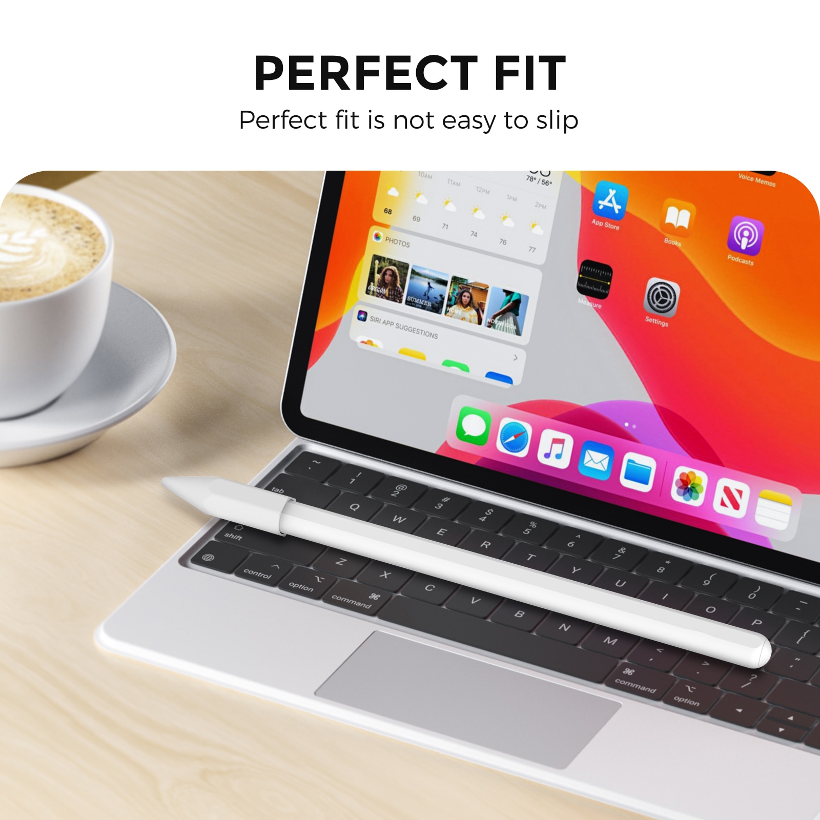 Kärjensuoja Apple Pencil Valkoinen