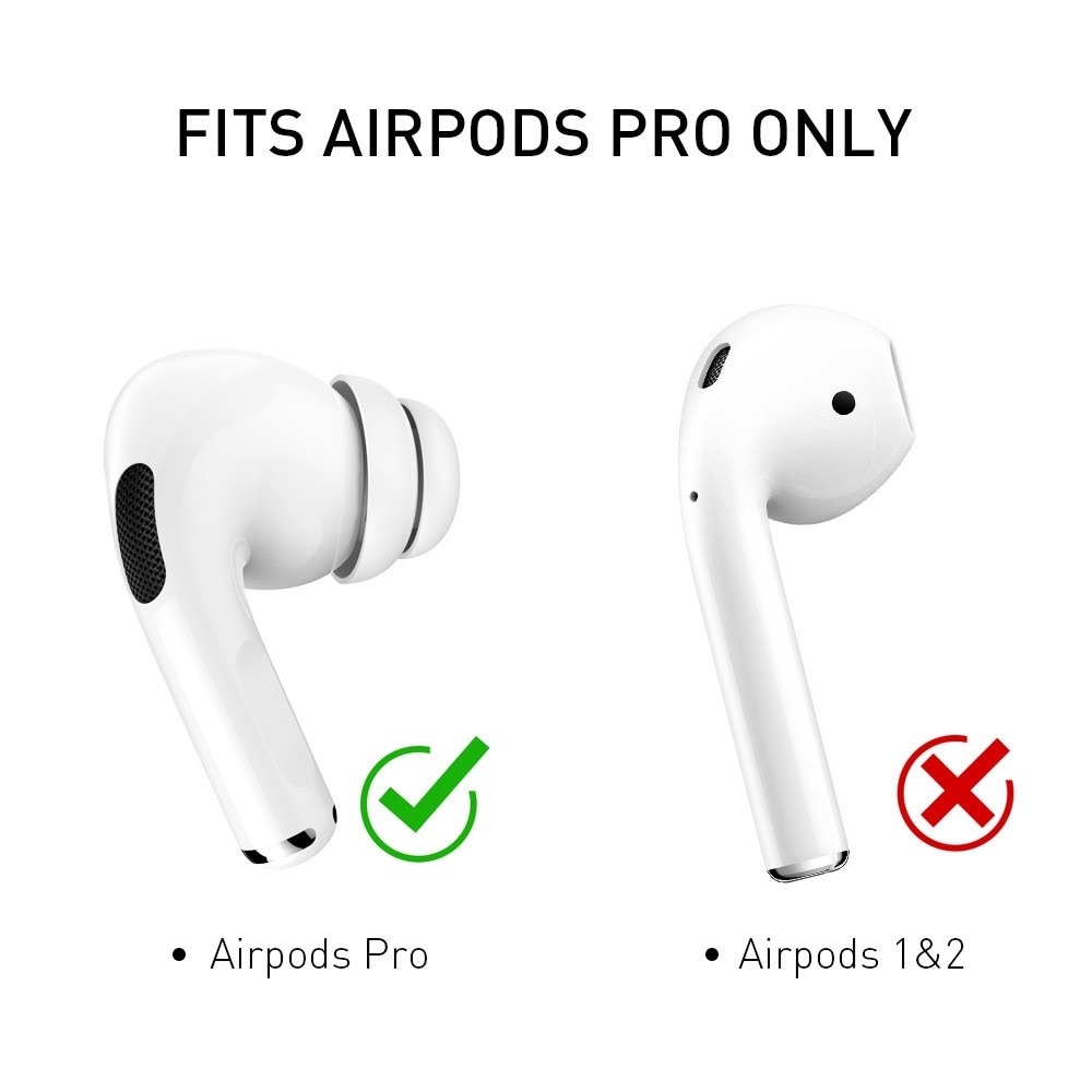 Soft Ear Tips (2-pack) AirPods Pro valkoinen (Small)
