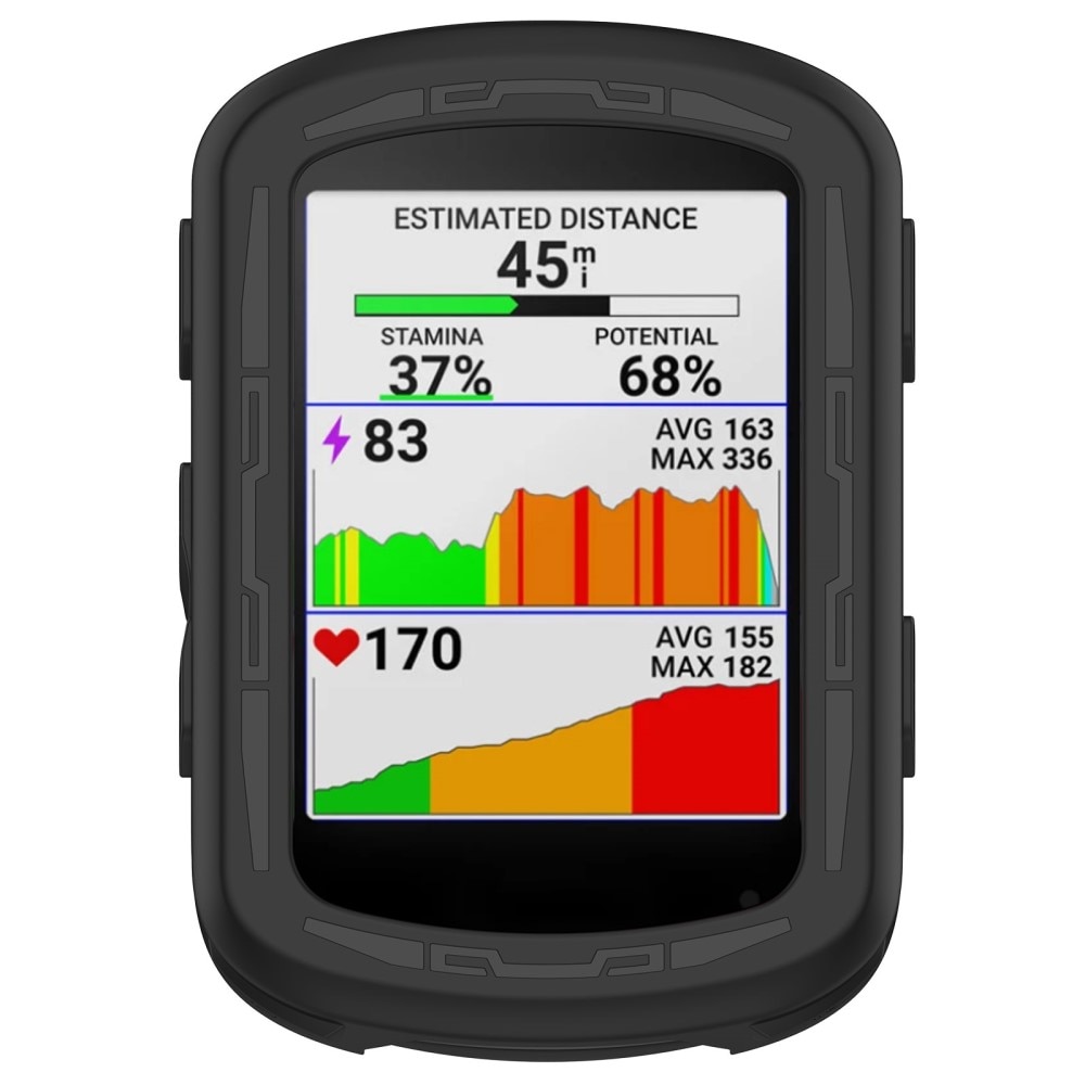 Silikonikuori Garmin Edge 840/540 musta