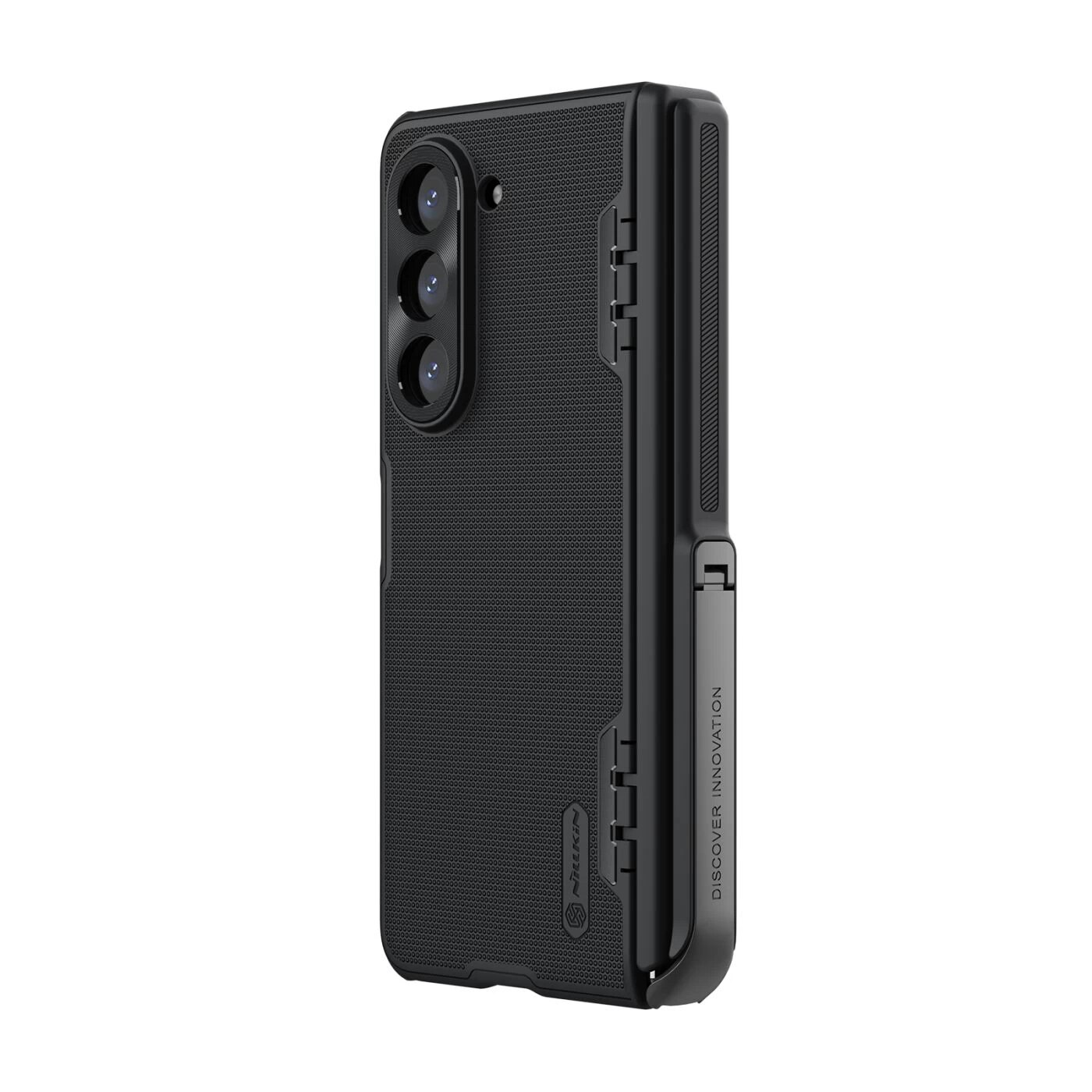 Super Frosted Shield Fold with Kickstand Samsung Galaxy Z Fold 5 musta