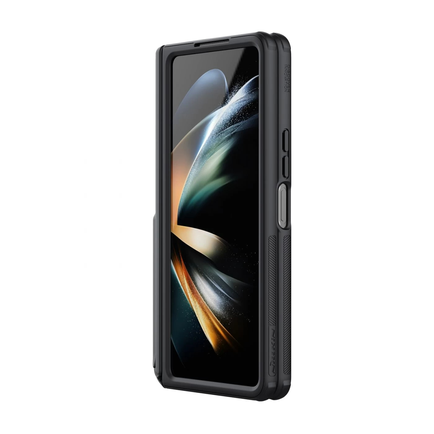 Super Frosted Shield Fold with Kickstand Samsung Galaxy Z Fold 5 musta
