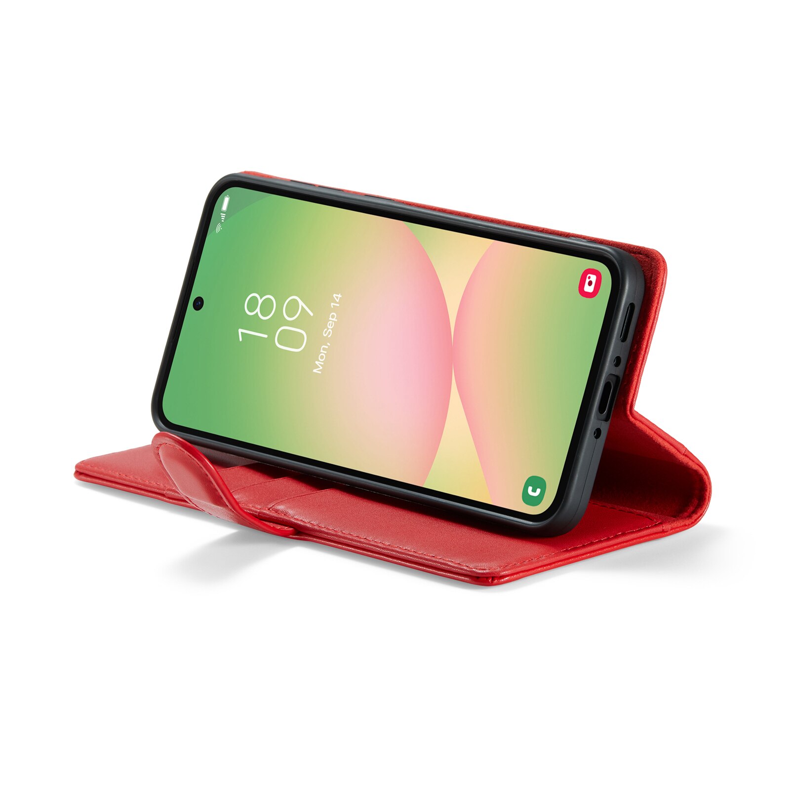 Aito Nahkakotelo Samsung Galaxy A56 Punainen