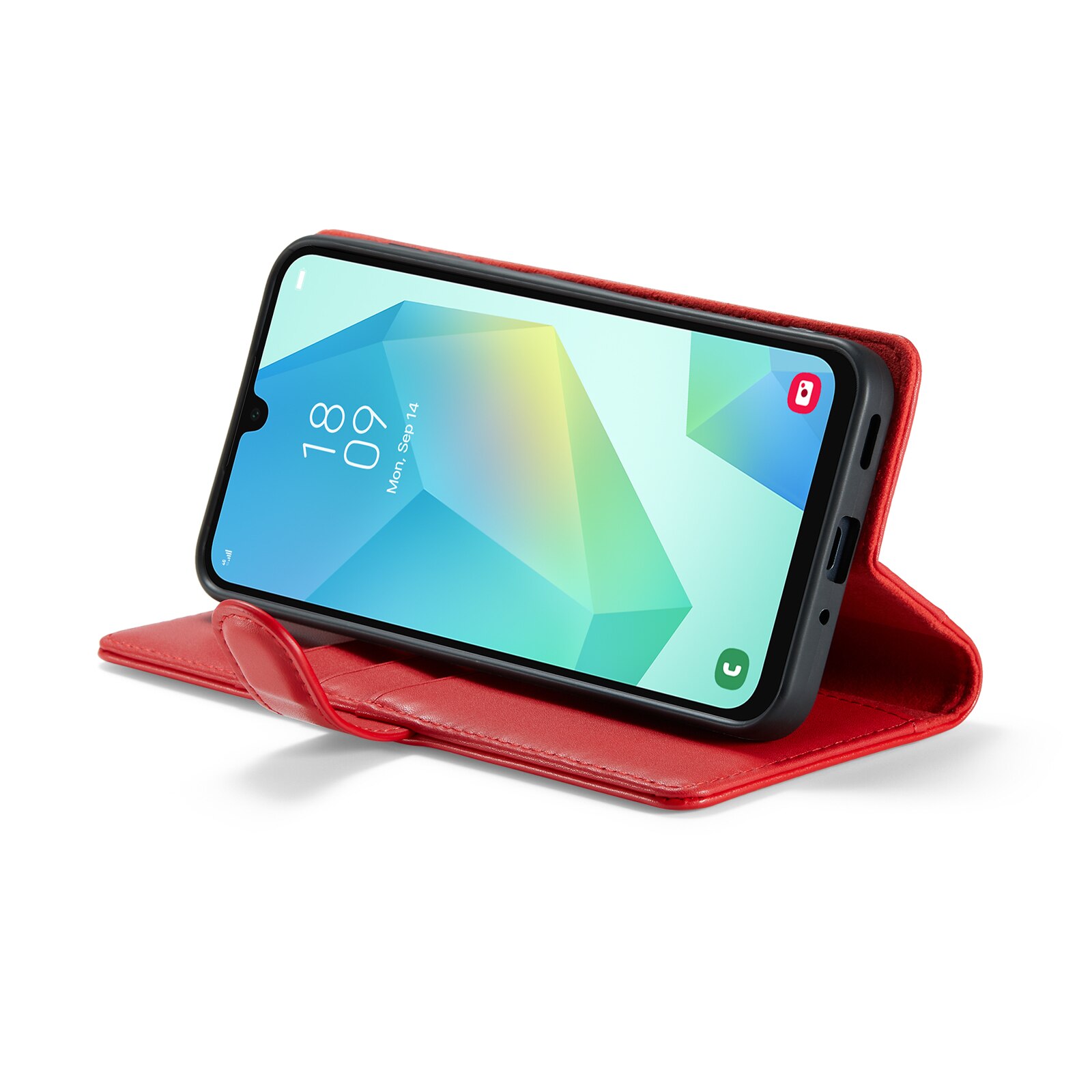 Aito Nahkakotelo Samsung Galaxy A16 Punainen