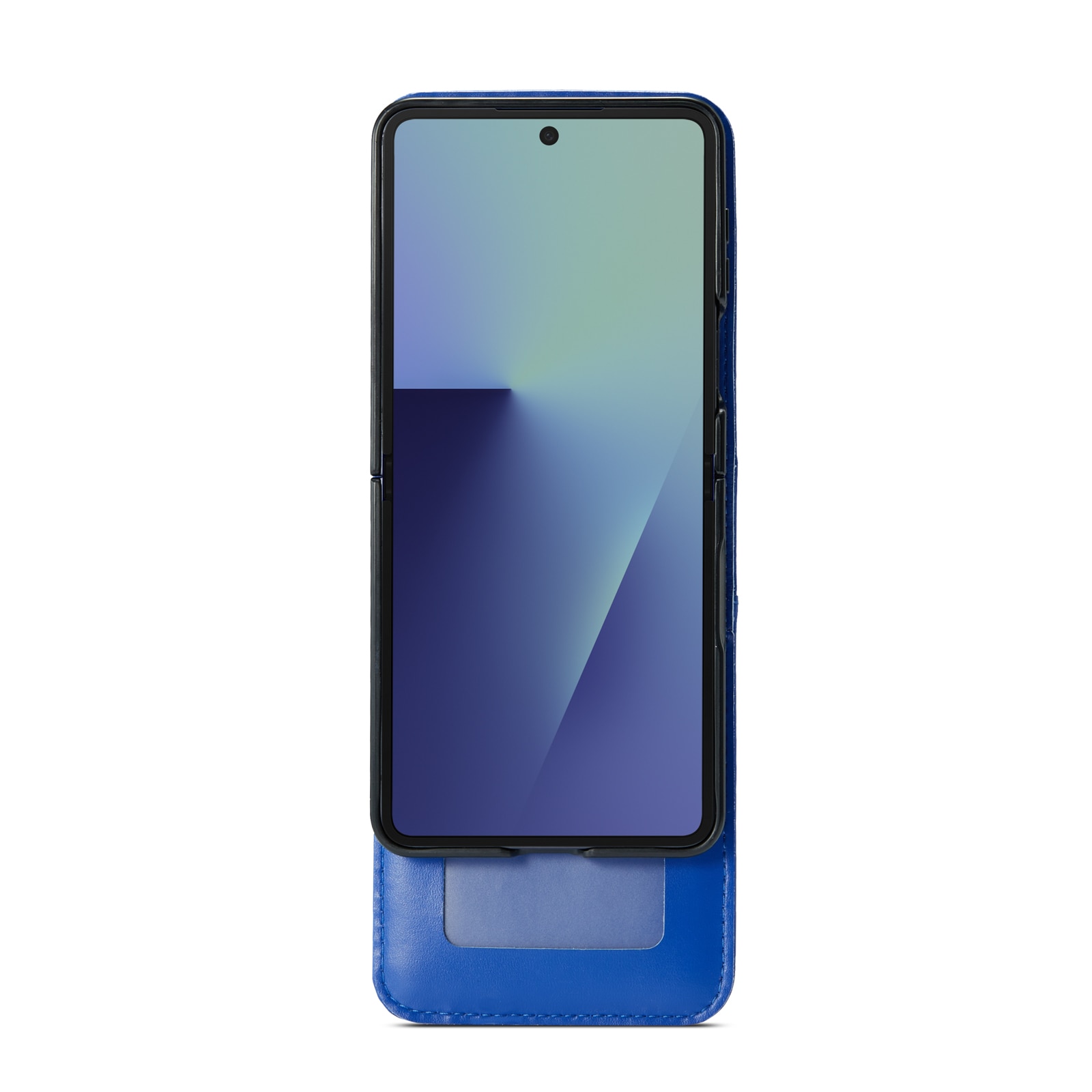 Aito Nahkakotelo Samsung Galaxy Z Flip 7 Sininen