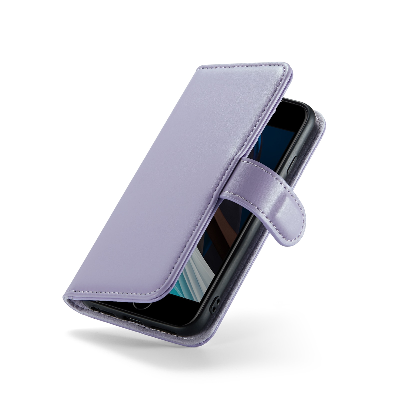 Aito Nahkakotelo iPhone 7 Liila