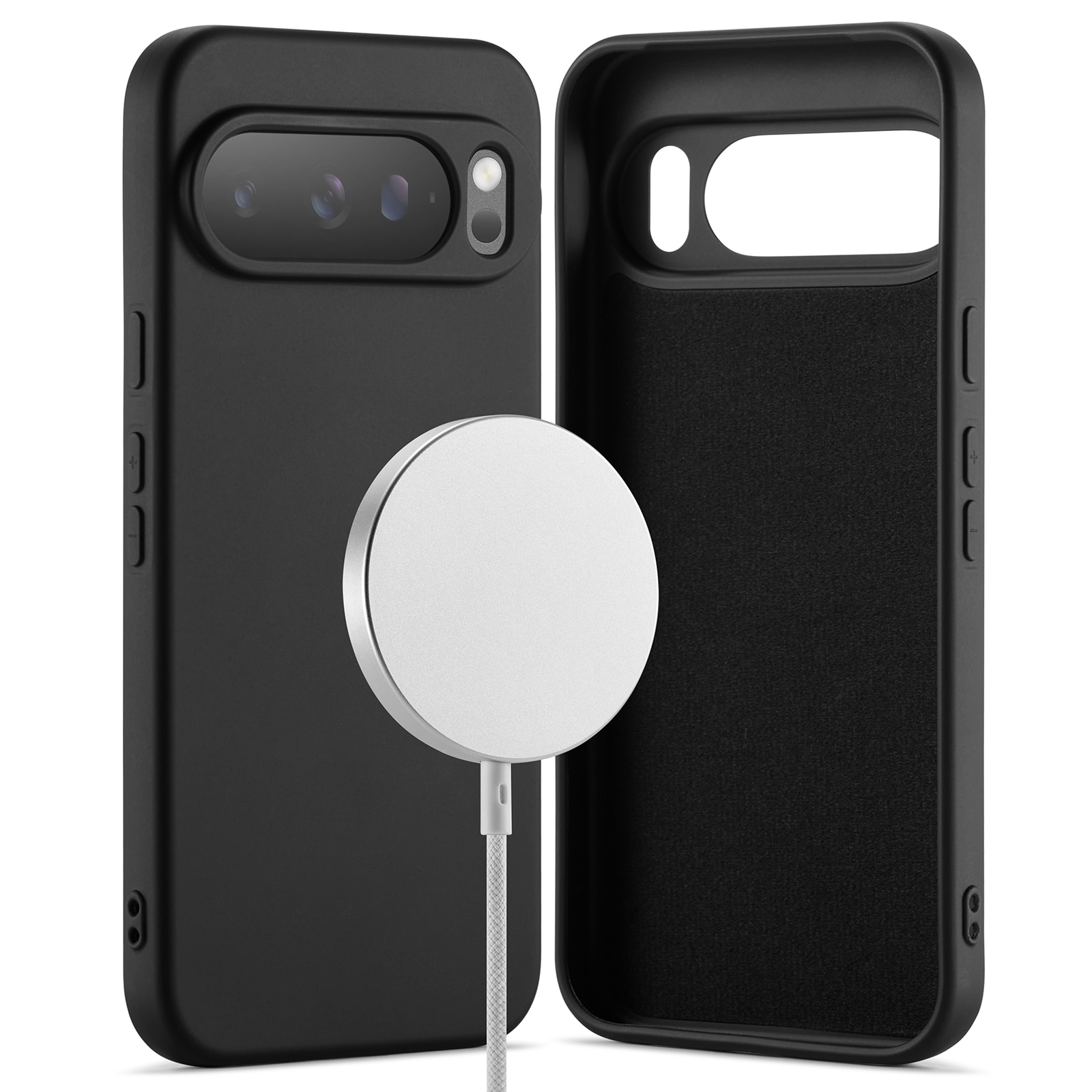 TPU suojakuori MagSafe Google Pixel 10 Pro Musta