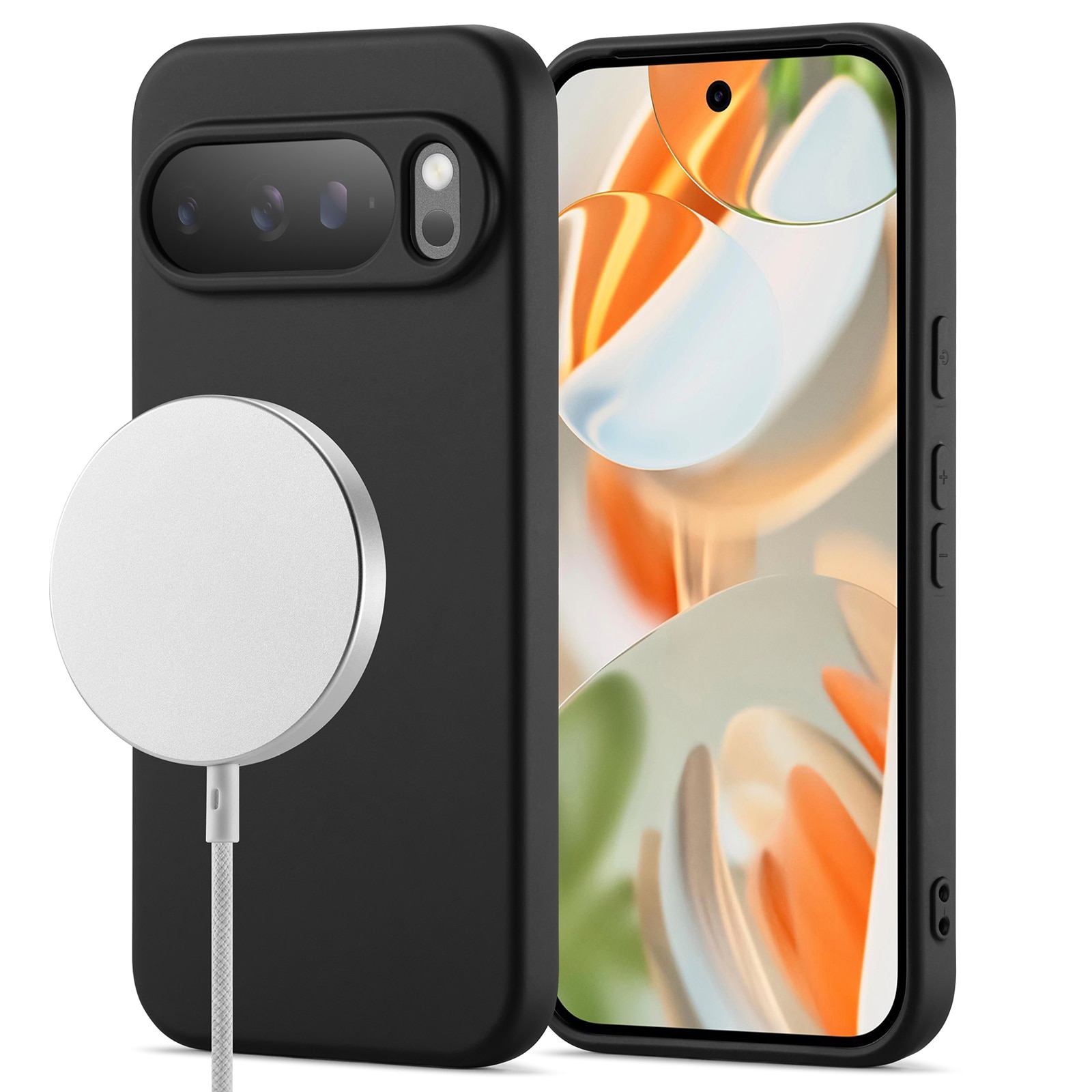 TPU suojakuori MagSafe Google Pixel 10 Musta