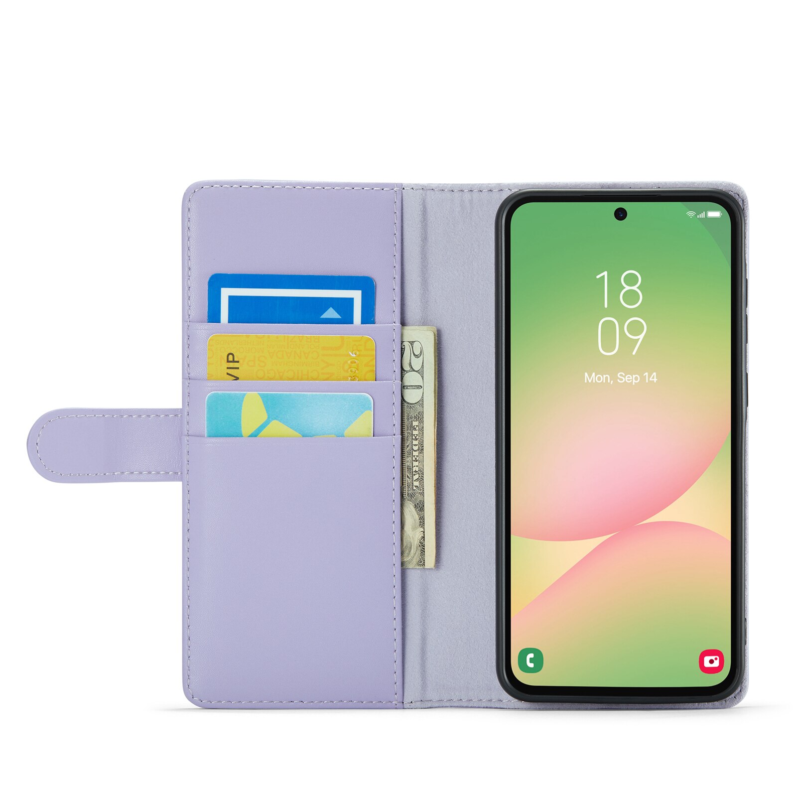 Aito Nahkakotelo Samsung Galaxy A56 Liila