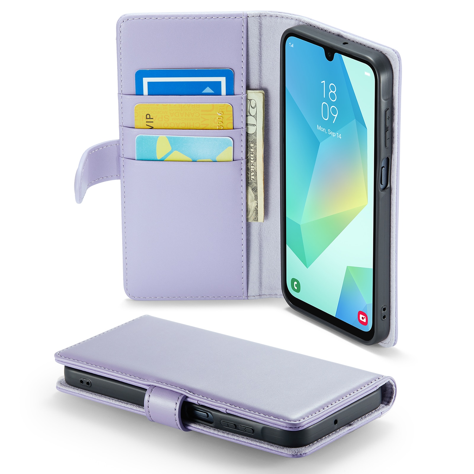Aito Nahkakotelo Samsung Galaxy A16 Liila
