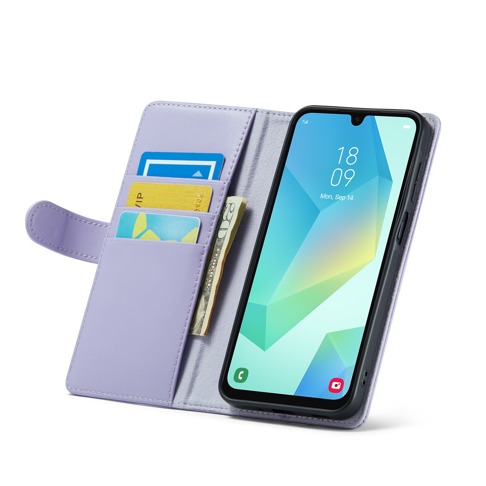Aito Nahkakotelo Samsung Galaxy A16 Liila